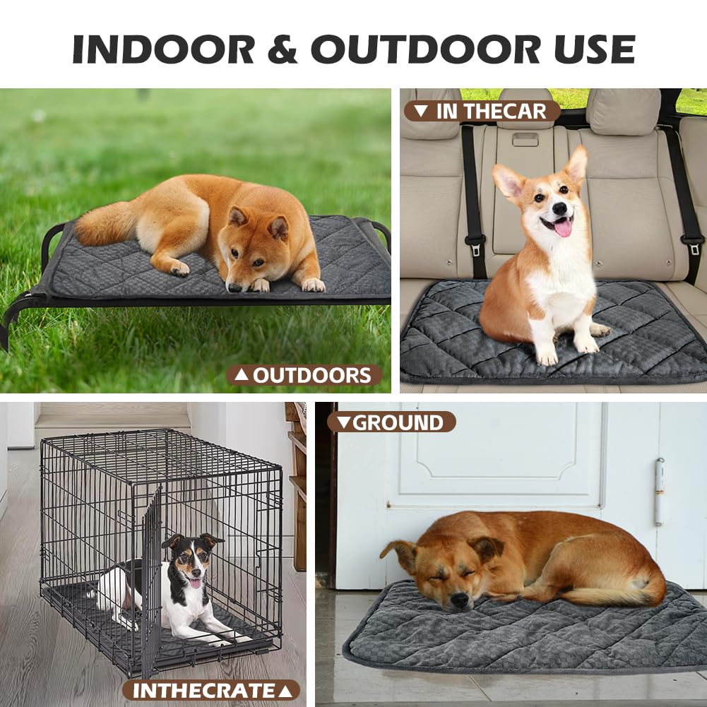 Argopet Self Warming Cat Bed (20''X16'') Self Heating Cat Mat Warm Thermal Pet Pad With Anti-Slip Bottom Machine Washable Dog Cr