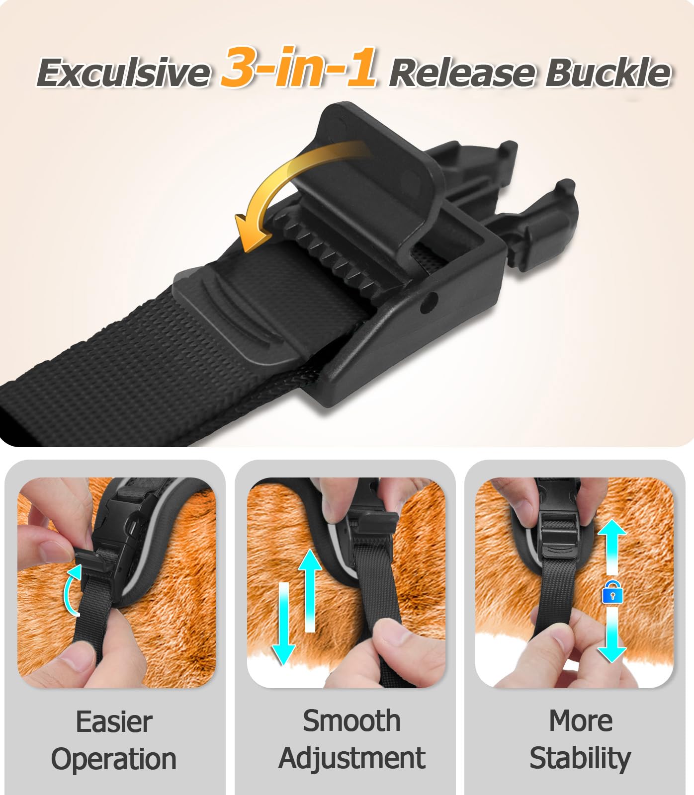 Halypet Cat Harness And Leash Set - Max Safety 4Th-Gen Upgrade, Escape Proof, Adjustable, Comfortable Soft Vest, Easy To Wear Ki