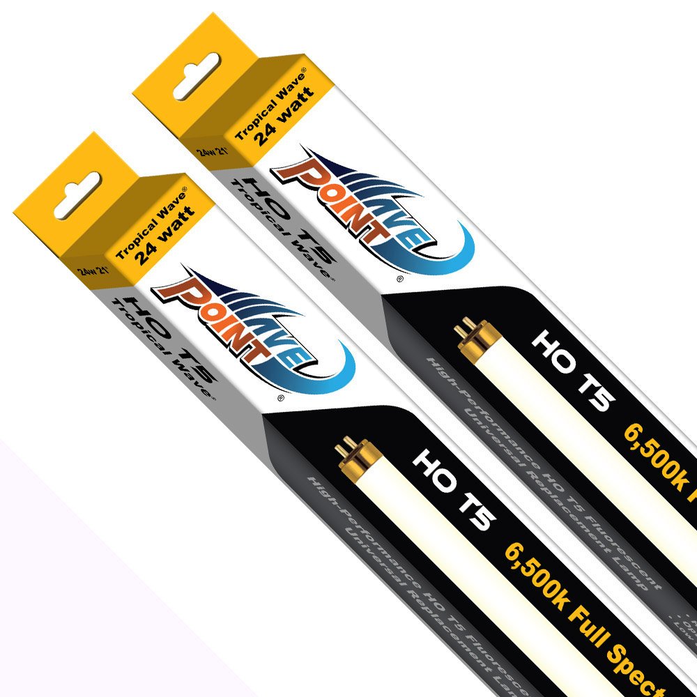 Wave Point 2-Pack Tropical Wave Ho T-5 24-Watt Universal Aquarium Lamp