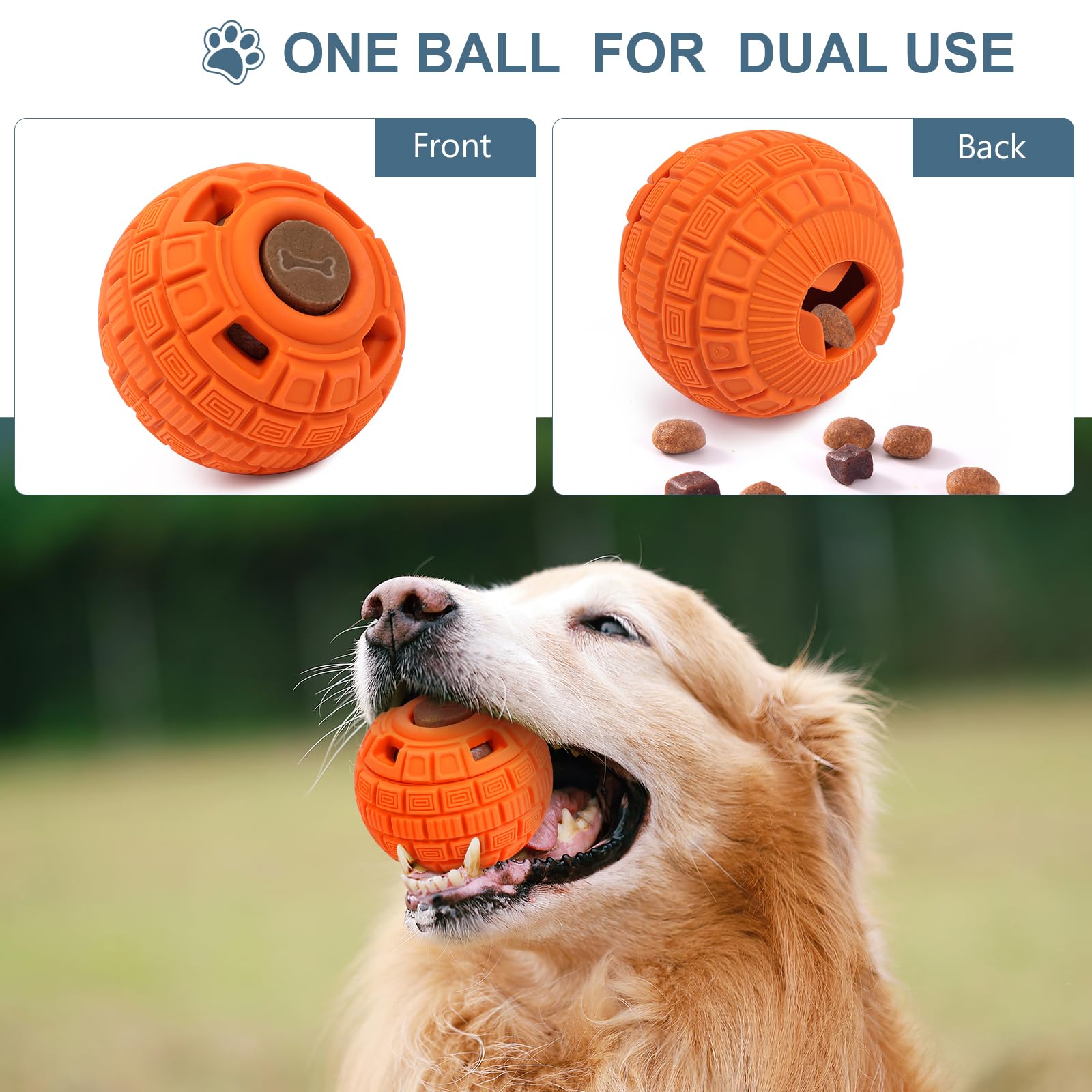 Ankilo Upgraded Dog Toy, Reusable Frozen Treat Dog Enrichment Toys, Thickened And Weighted, Frozen Treat Toy, Interactive Dogs T