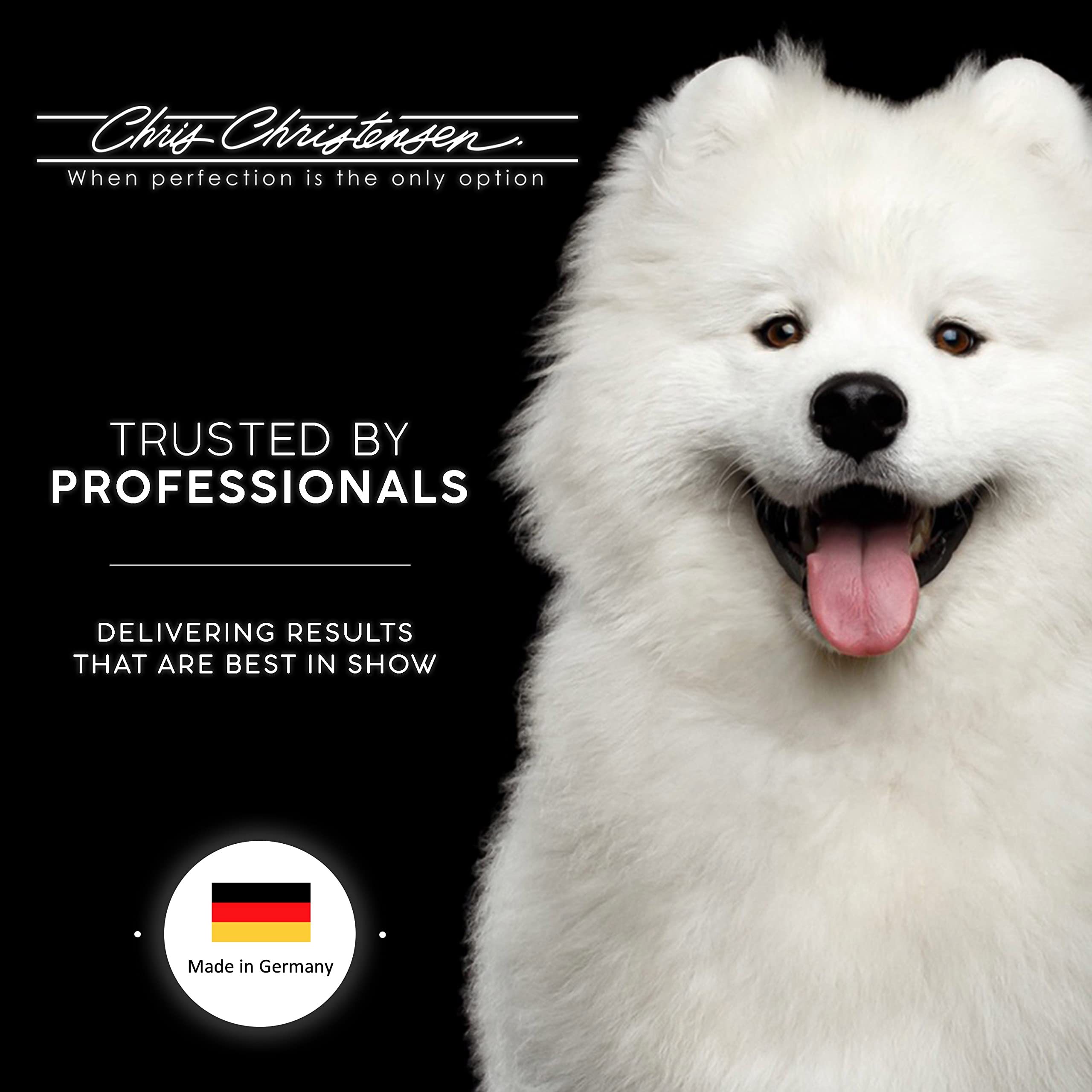 Chris Christensen Dog Brush, 27 Mm Oval Pin Brush, Original Series, Groom Like A Professional, Stainless Steel Pins, Lightweight Beech Wood Body, Ground And Polished Tips