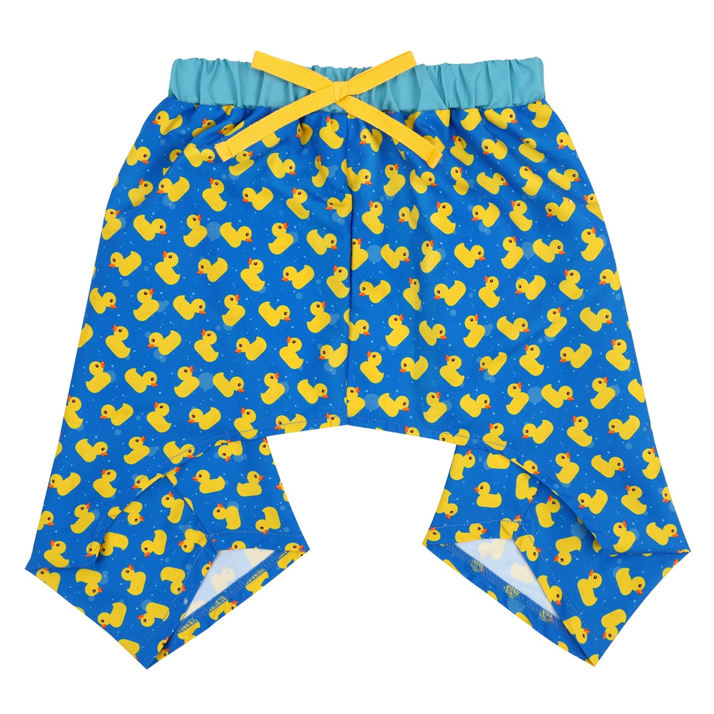 Hde Dog Swim Trunks Hawaiian Board Shorts Beach Pool Swimsuit For Xs To Xxl Dogs Rubber Ducks - S