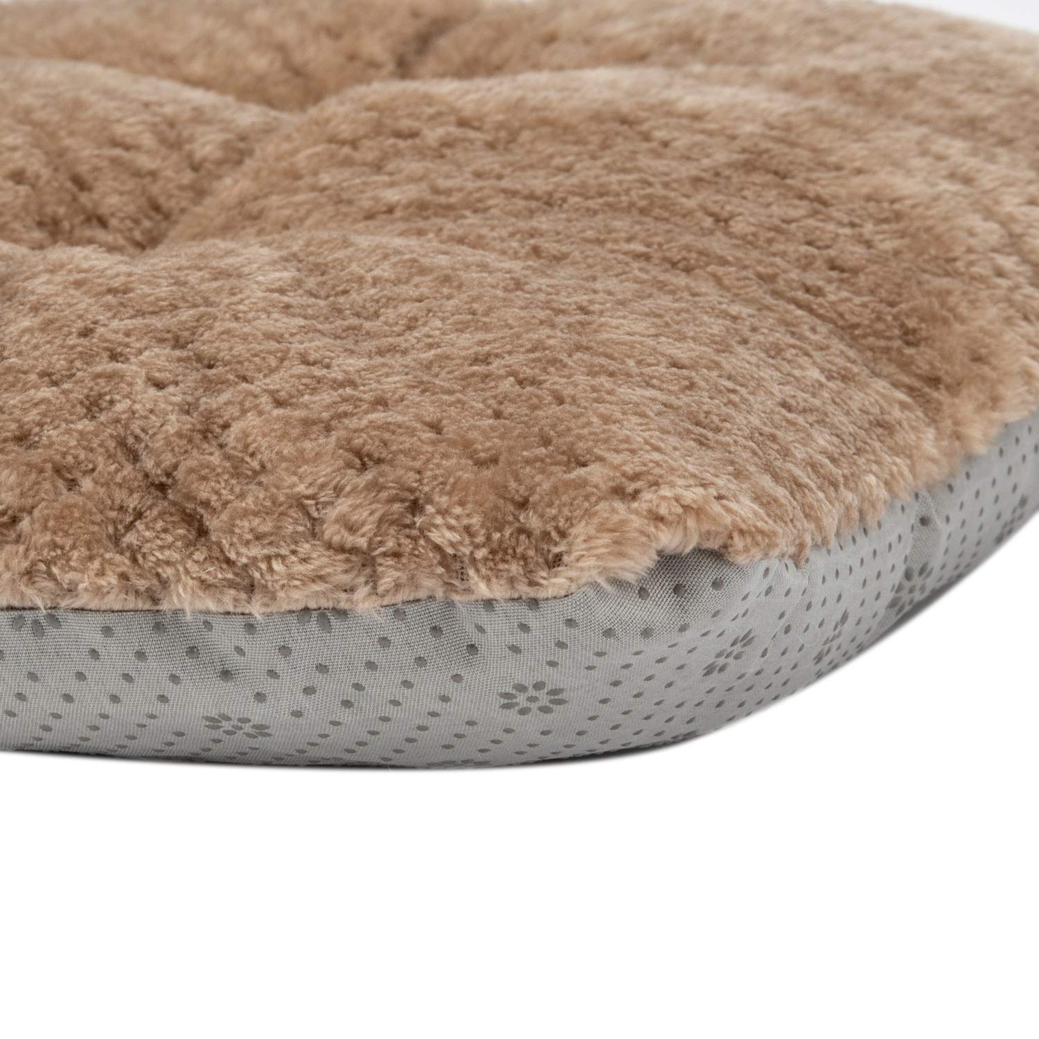 Wonder Miracle Fuzzy Deluxe Pet Beds, Super Plush Dog Or Cat Beds Ideal For Dog Crates, Machine Wash & Dryer Friendly (15' X 23', S-Mocha)