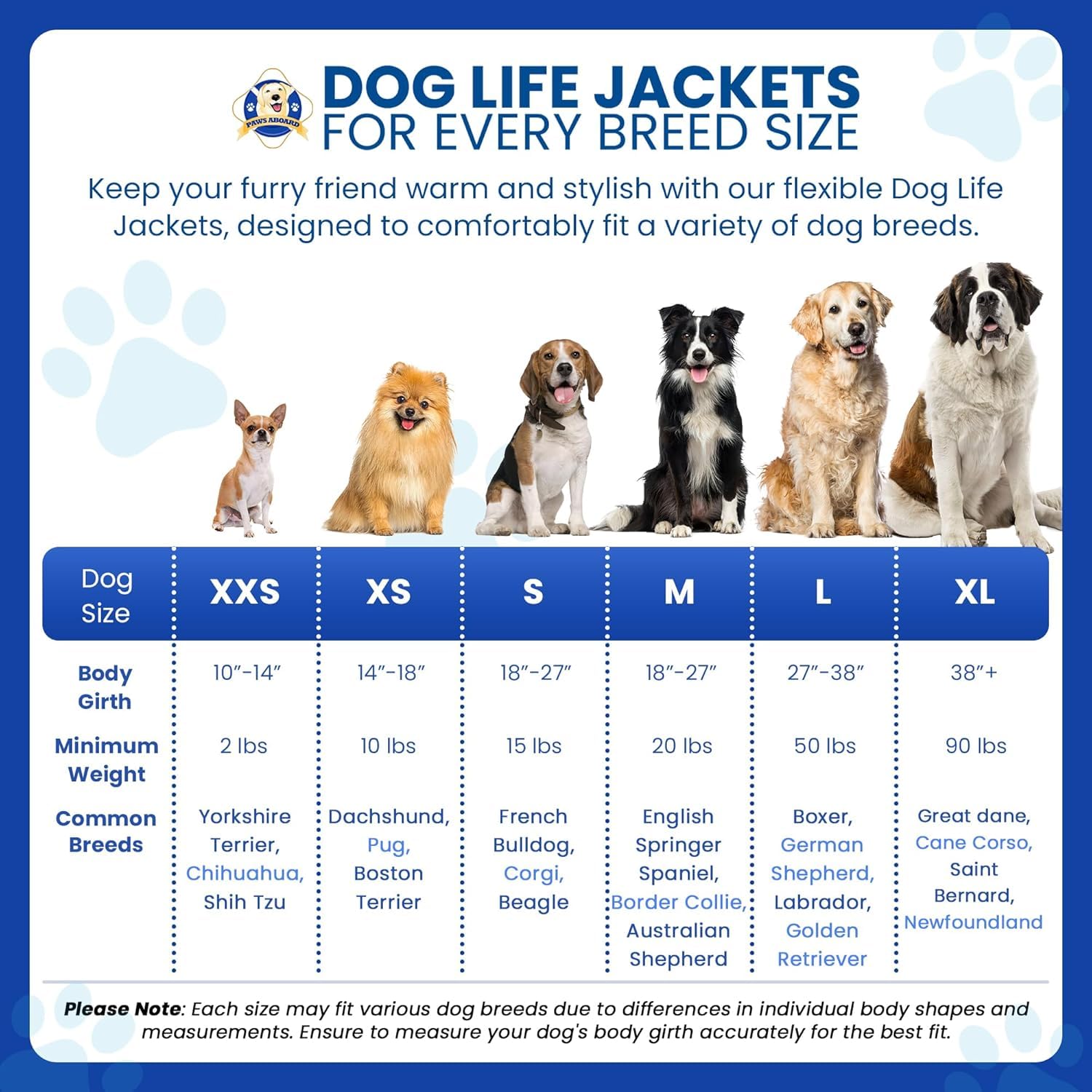 Paws Aboard Dog Life Jacket - Keep Your Canine Safe with a Nylon Life Vest for Swimming and Boating - Racing Flames - Design to Choose - XXS to XL