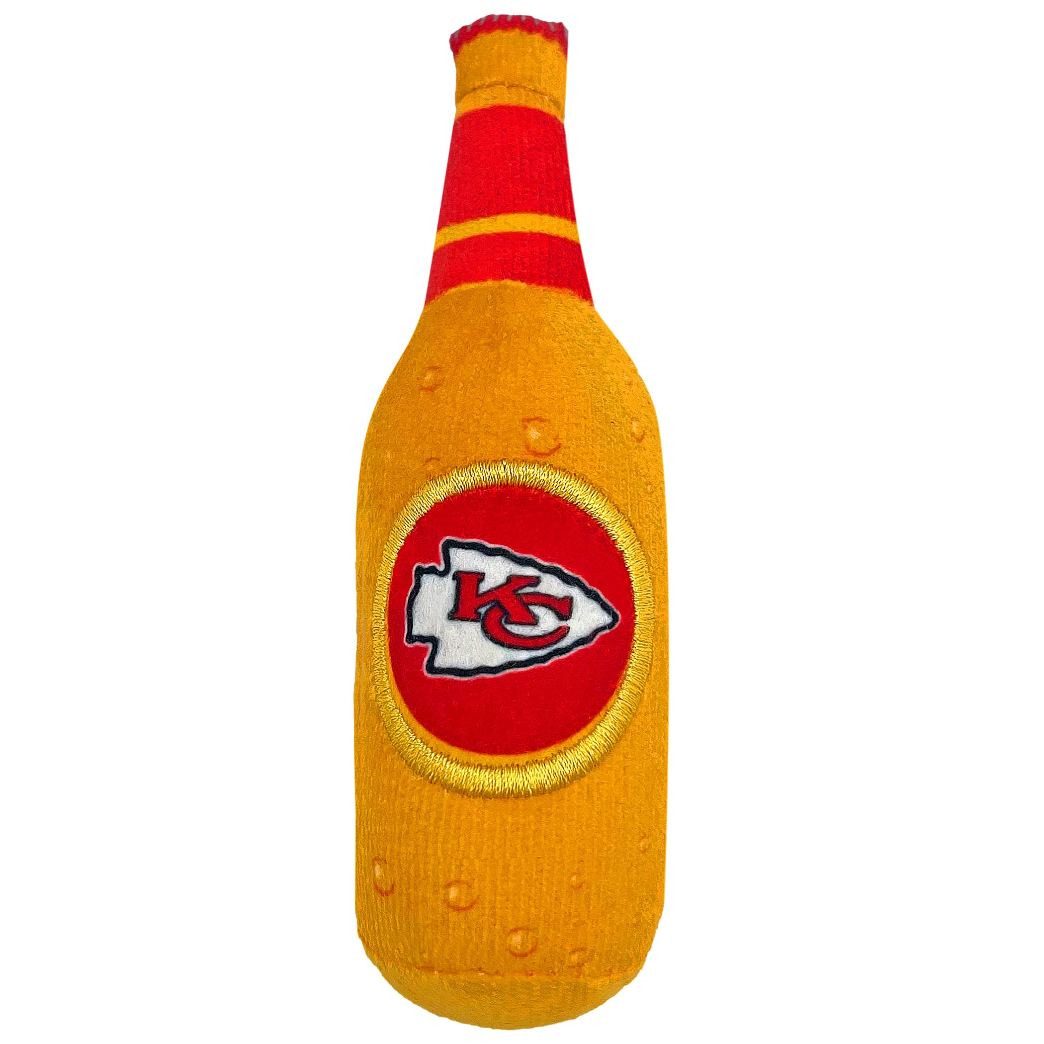 BEST PLUSH CAT TOY - NFL KANSAS CITY CHIEFS Complete Set of 3 piece Cat Toys filled with Fresh Catnip. Incld: 1 Helmet Cat Toy,