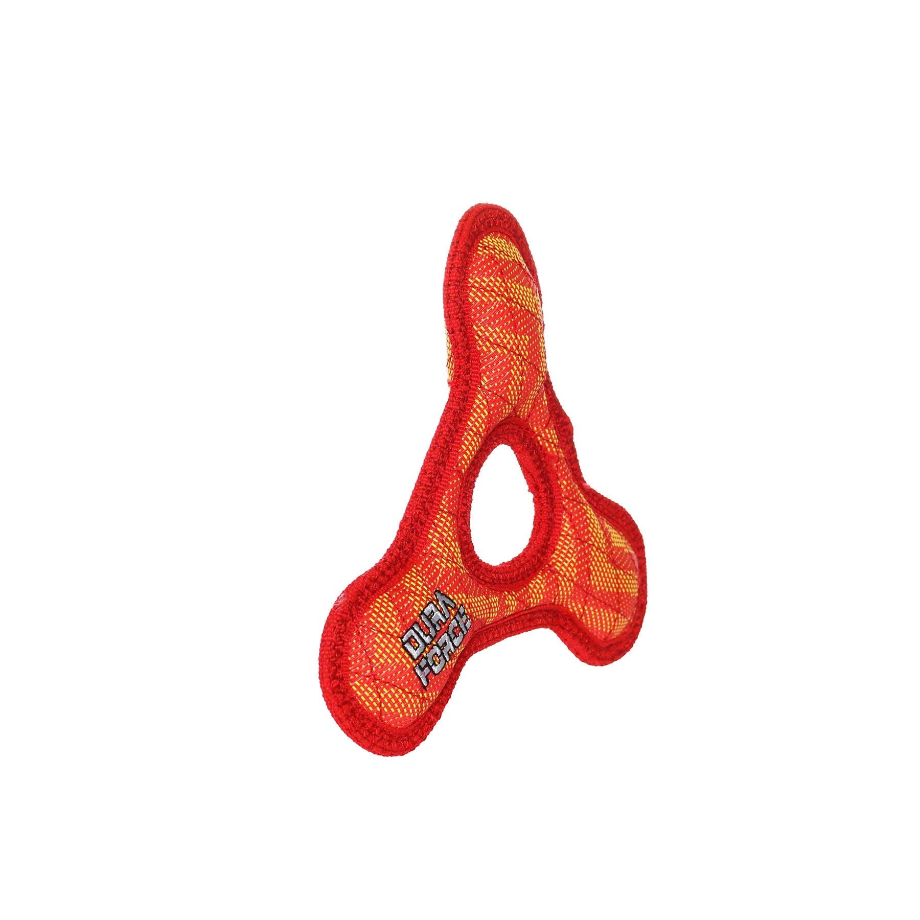 Duraforce-Triangle Ring- Squeakers - Multiple Layers. Made Durable, Strong & Tough. Interactive Play Dog Toy (Tug, Toss & Fetch)