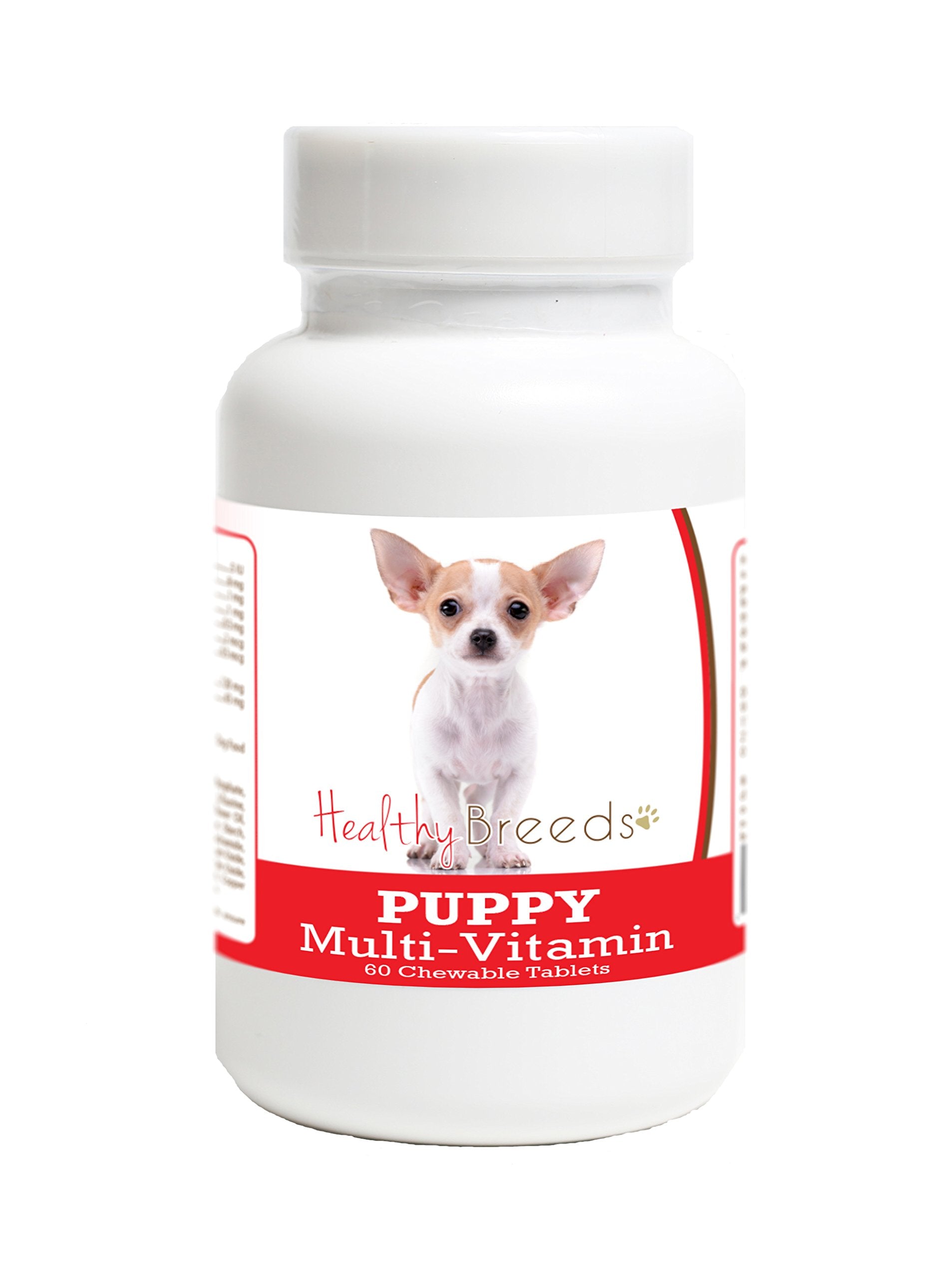 Healthy Breeds Chihuahua Puppy Dog Multivitamin Tablet 60 Count