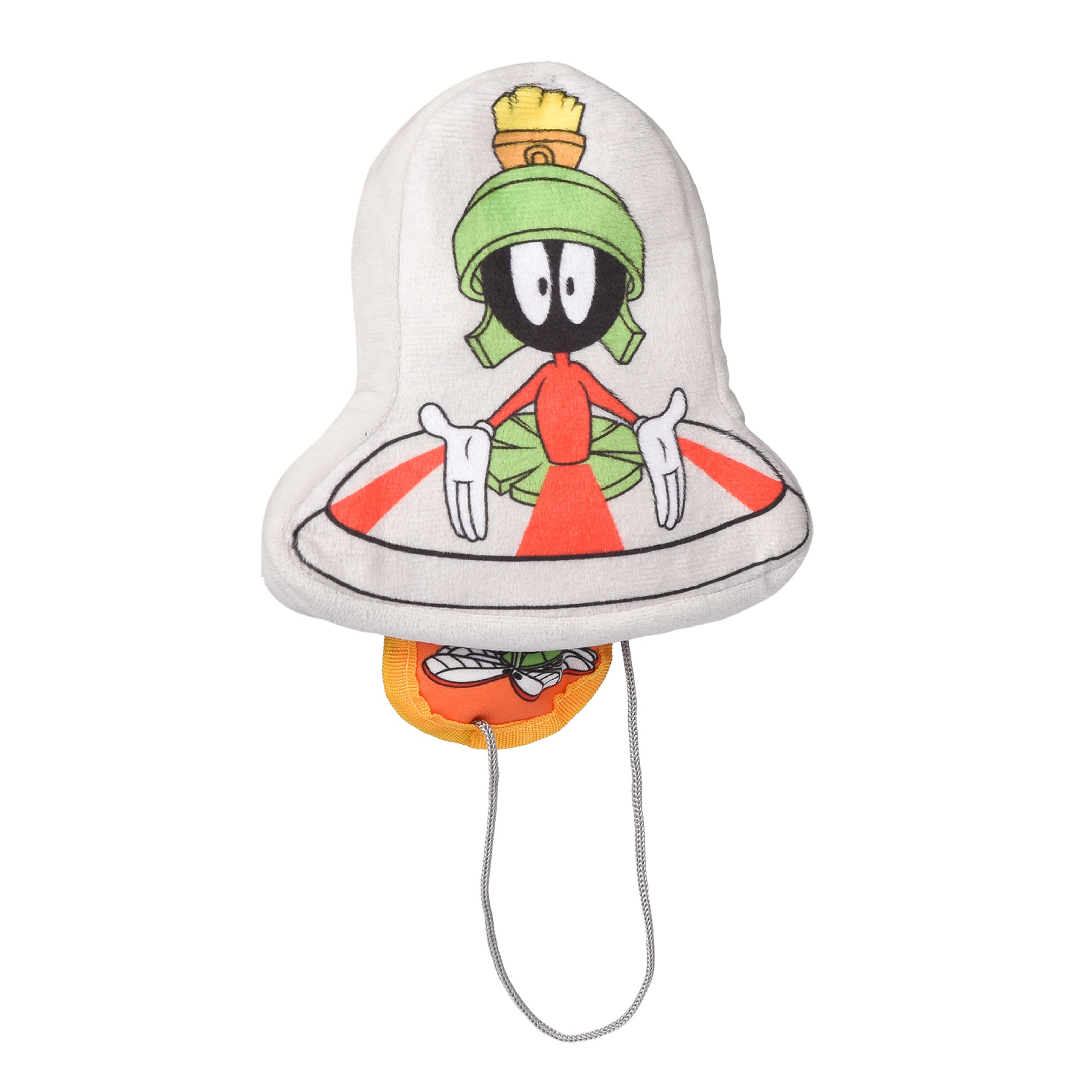 Looney Tunes For Pets Marvin The Martian Burrow Plush Dog Toy | Fun Hide And Seek Dog Toy For All Dogs | Officially Licensed Warner Bros Burrow Dog Toy - 6 Inch