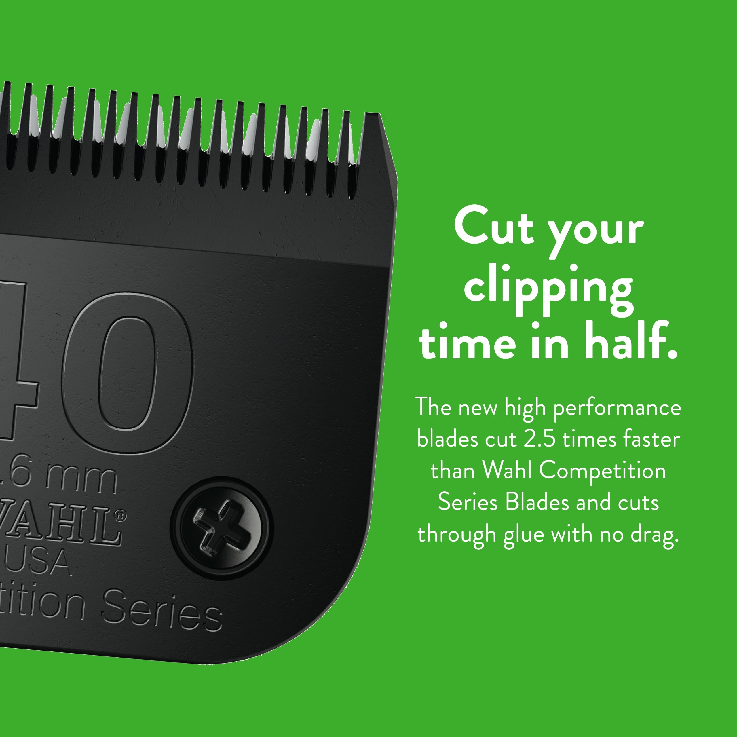 Wahl Professional Animal 40 Surgical Ultimate Competition Series Detachable Blade With 3/128-Inch Cut Length (2352-500)