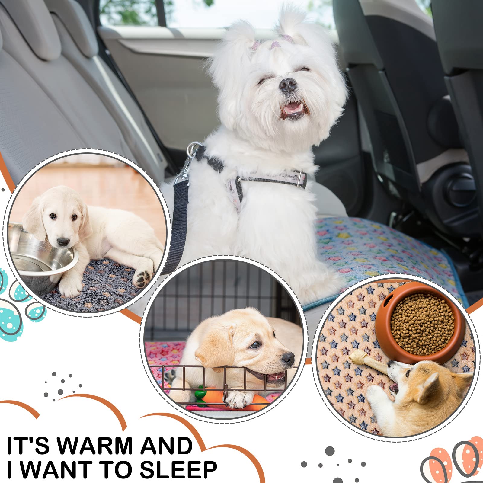 4 Pcs Waterproof Guinea Pig Blankets Washable Small Animal Fleece Bedding Absorbent Guinea Pig Cage Liners Reusable Pet Pee Pad
