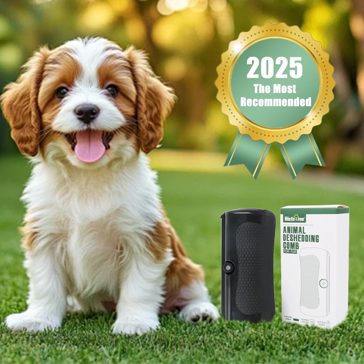 Handheld Dog Grooming Brush Deshedding Dog Brush for Dogs Cats Rabbits Horses Gentle Dog Deshedding Tool Ergonomic Dog Groomer B