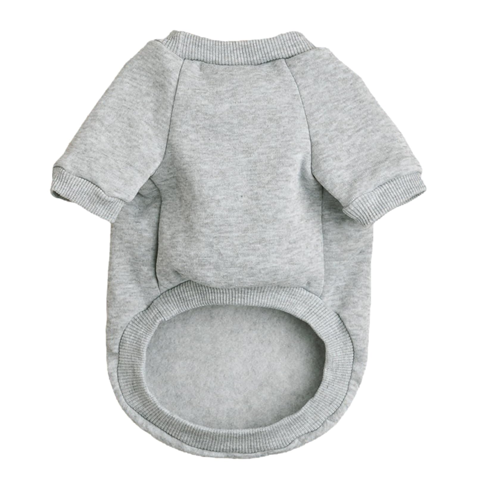 Jouhoi Puppy Sweater For Small Dogs Clothes Warm Winter Cat Clothe Pet Sweatshirt Knitwear Doggie Kitten Clothing, Grey, Small