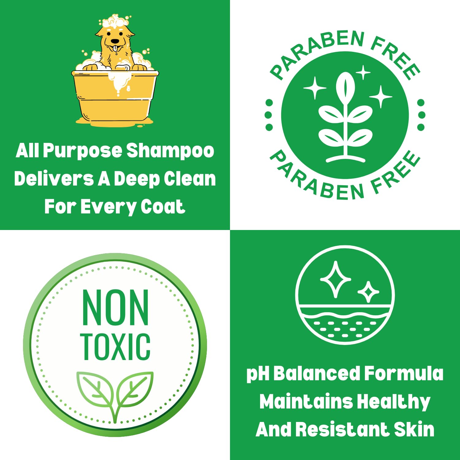 Clean Shampoo For Dogs And Cats With Great Long Lasting Scent 16 Oz. | Cruelty-Free | Paraben-Free | Biodegradable And Non-Toxic