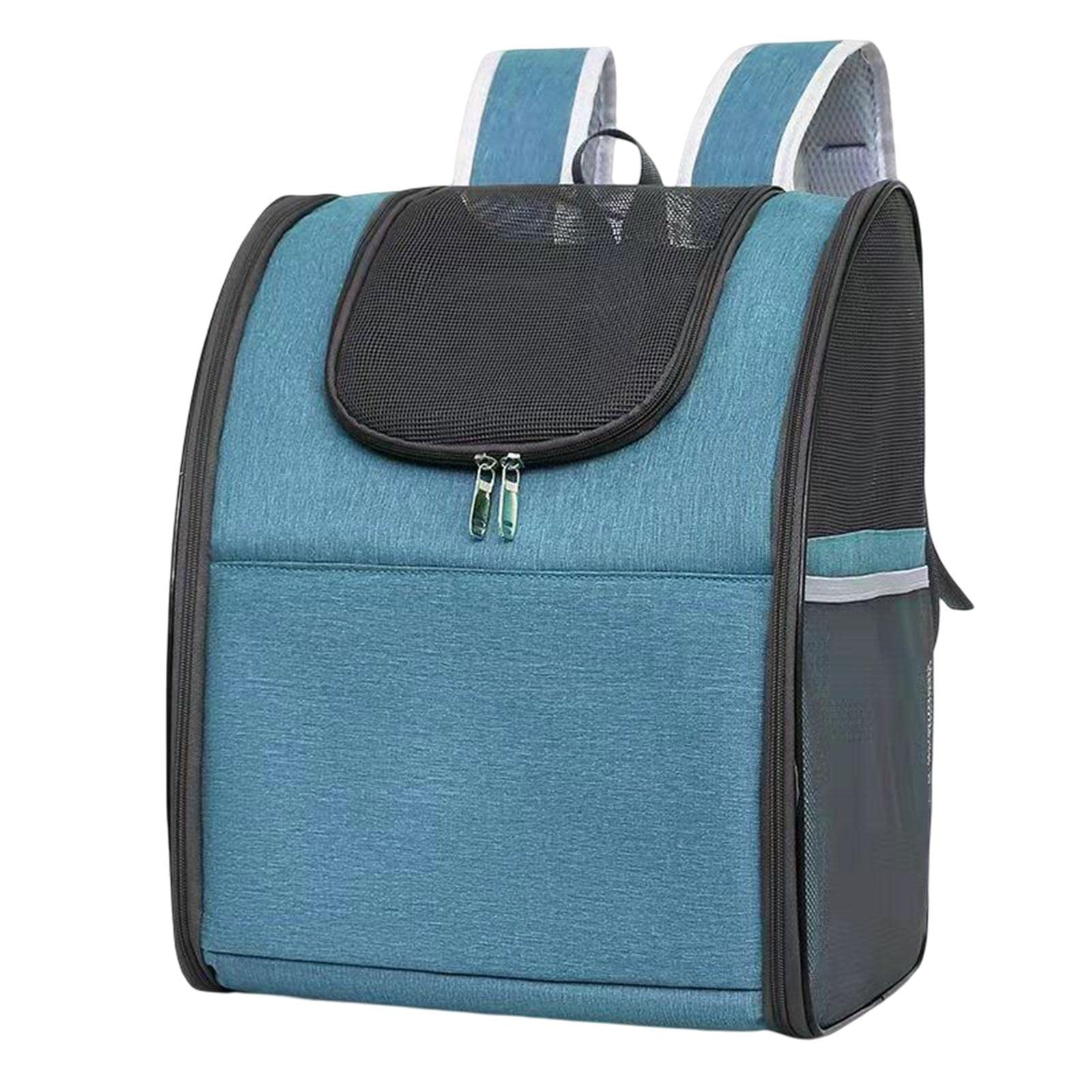 ILSMYSUTRA Pet Carrier Backpack for Dogs Cats Hiking Cage Portable Ventilate Travel Bag Blue | Dog Supplies | Carriers & Totes