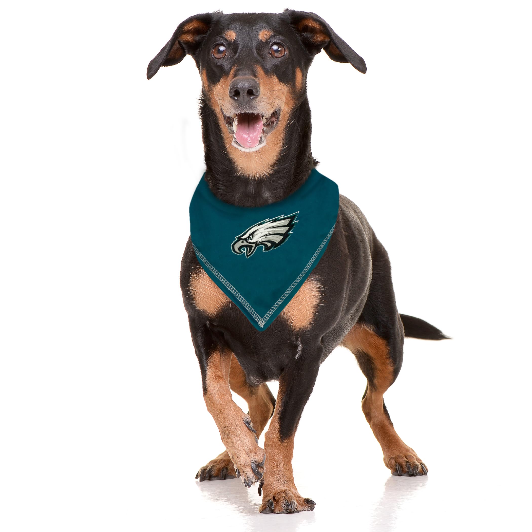 Pets First Nfl Philadelphia Eagles Tie Bandana, Large/X-Large. Dog Bandana Scarf Bib For Pet Cat Dog. The Ultimate Game-Day, Par