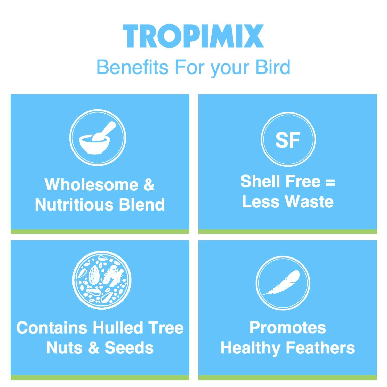 Hari Hagen Tropimix Small Parrot Food - 20 lb Enrichment Mix with Seeds, Fruits, Nuts, Vegetables - Multicolor