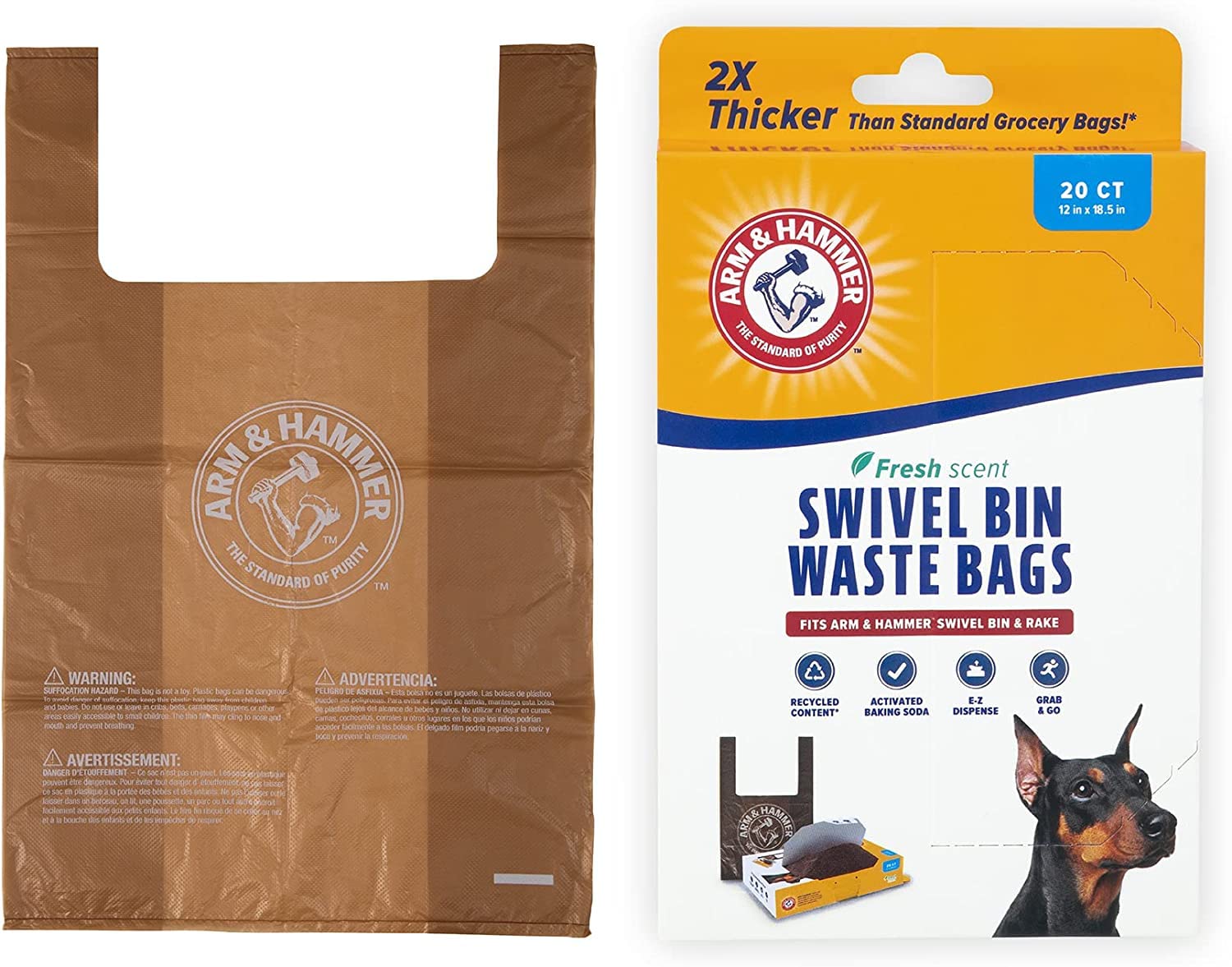 Swivel Bin Waste Bag Ah (3 Items)