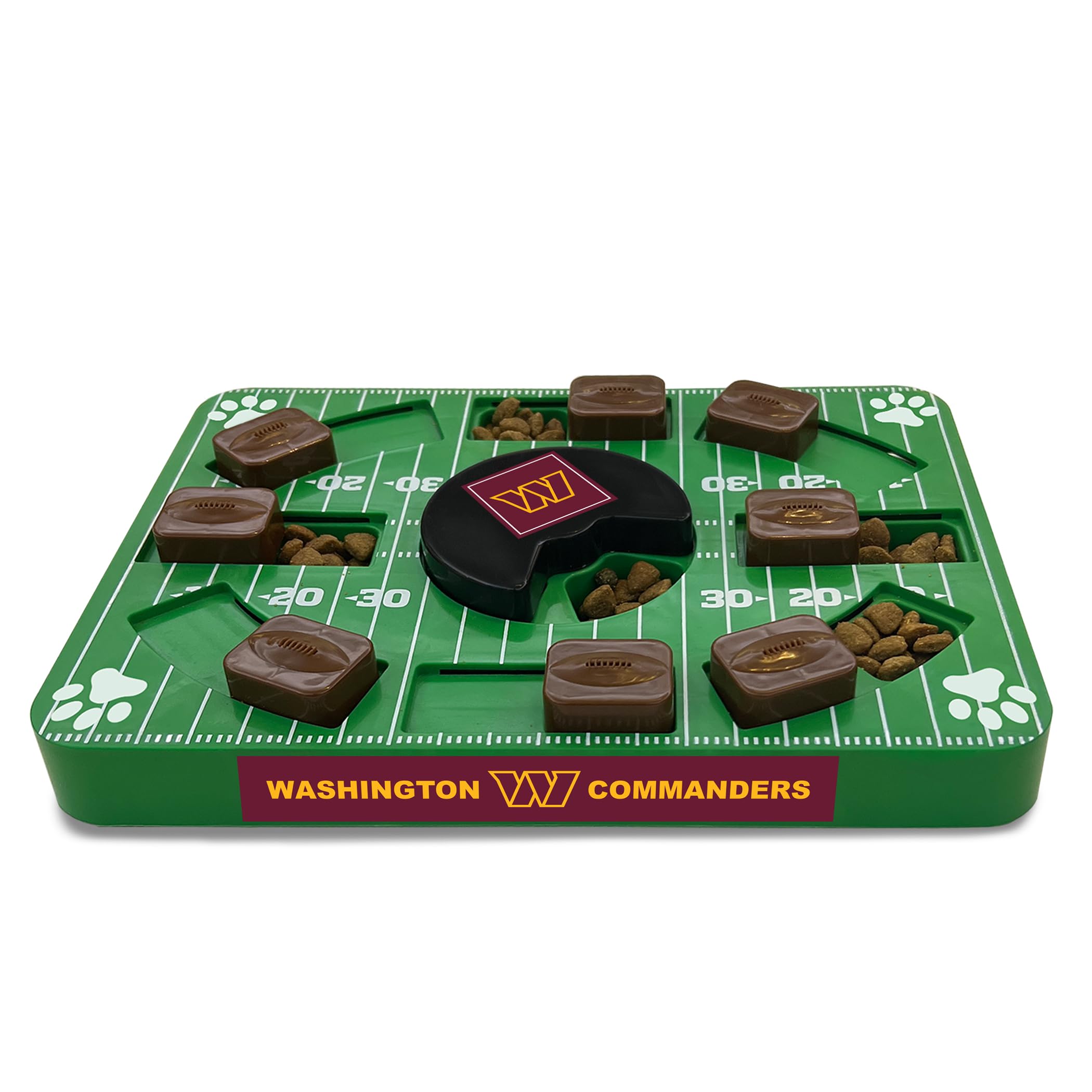 Pets First Nfl Washington Commanders Puzzle Toy, Puzzle Treat Dog Toy, Interactive Dog Treat Toy, Dog Puzzle