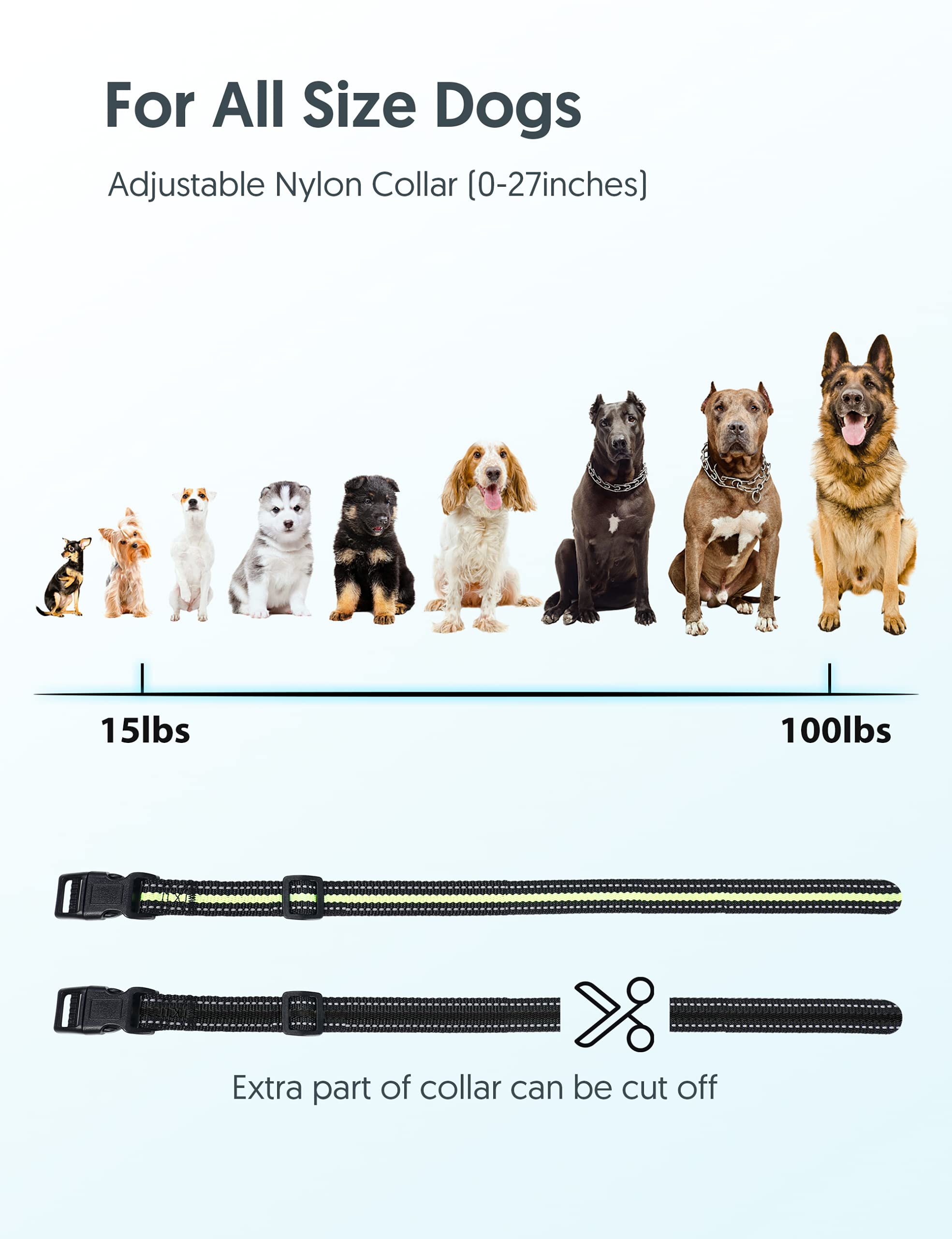 Patpet Dog Training Collar - Rechargeable Dog Training Collar With Remote For Medium Large Dogs 1000Ft Remote Range 3 Training Modes Ipx7 Waterproof Black