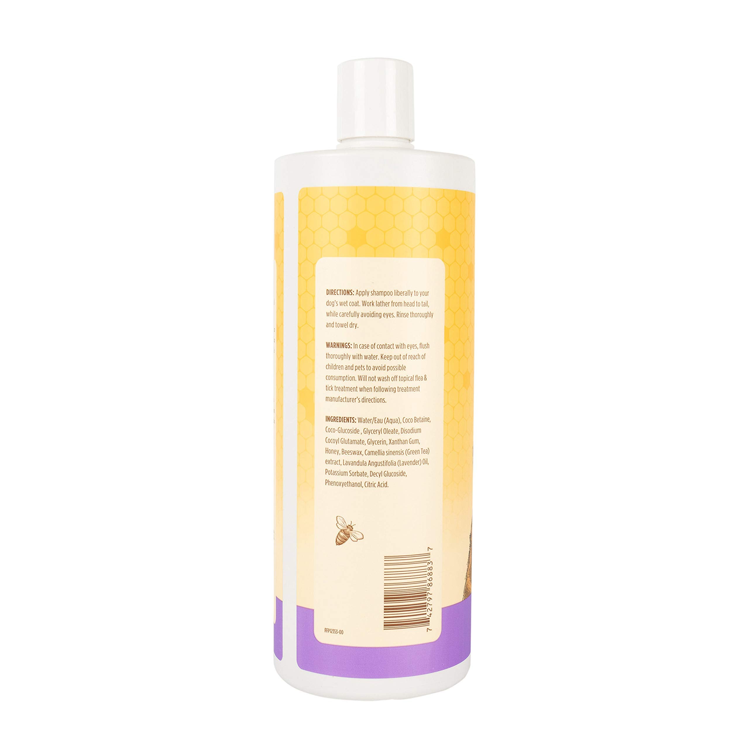 Burt'S Bees For Pets Natural Calming Dog Shampoo | Soothes, Calms & Revitalizes Dog'S Coats | Dog Shampoos Made With Lavender And Green Tea | Ph Balanced For Puppies - Made In Usa, 32 Oz