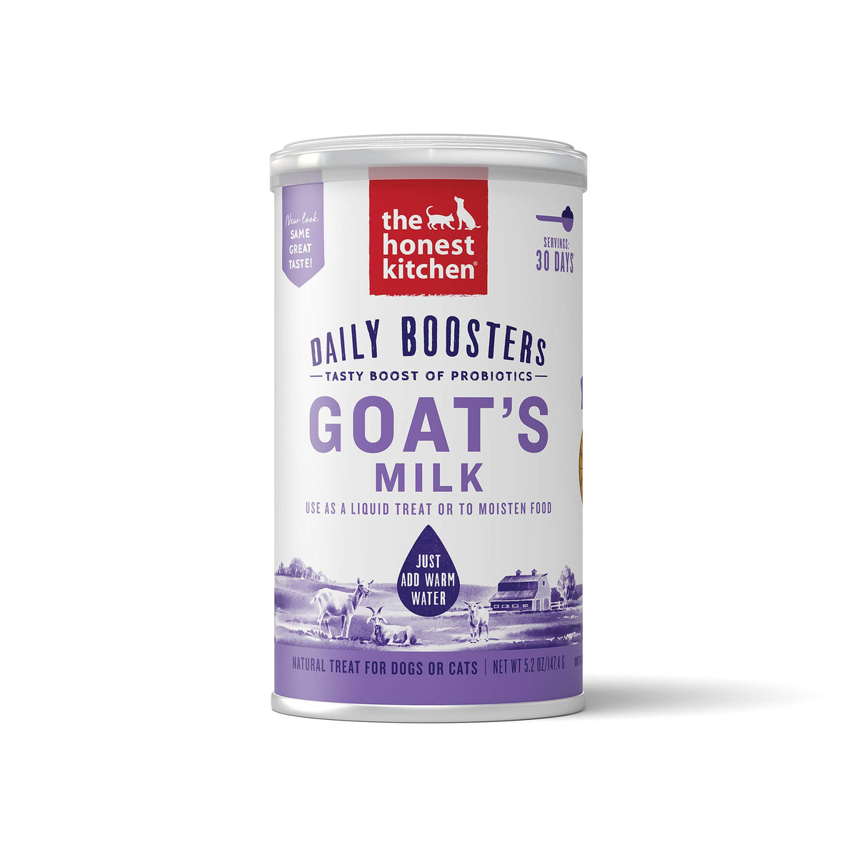 The Honest Kitchen Instant Goat'S Milk With Probiotics For Dogs And Cats 5.2 Oz
