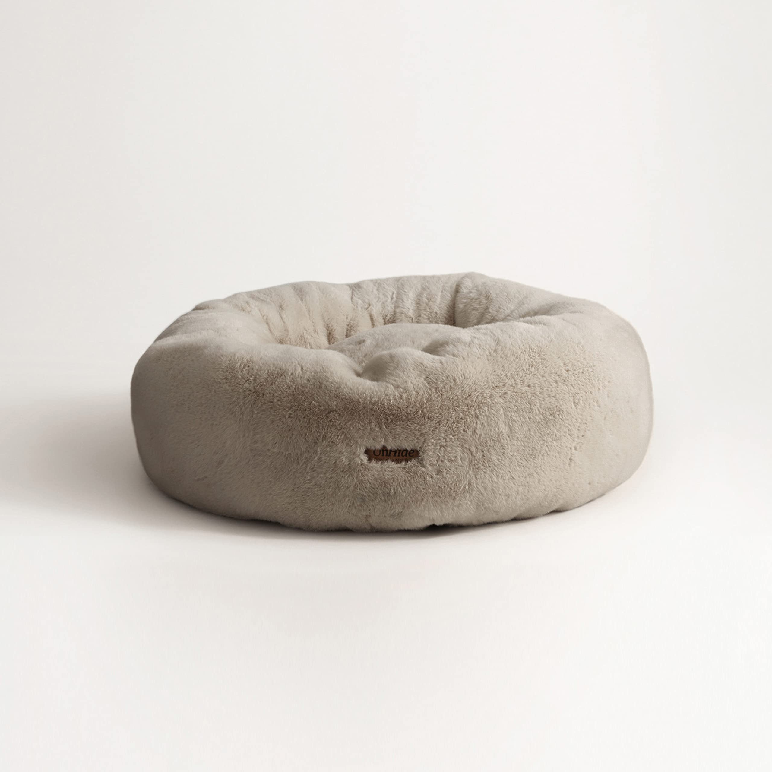 Unhide Floof Pet Bed - Small (23'' X 8'') - Extra Soft Dog Bed - Removable Faux Fur Cover - Machine Washable - Helps Ease Pet An