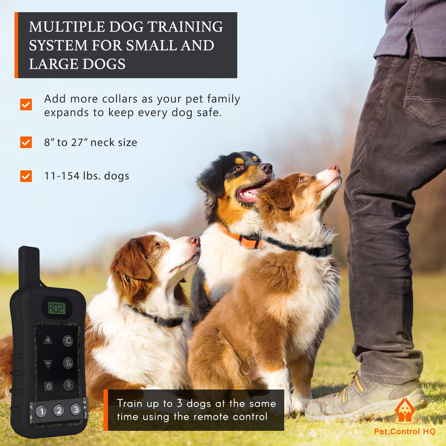 Wireless Dog Fence System - Dog Fence Electric Shock Collar Training With Remote - Pet Containment System With Fence Wire Underg