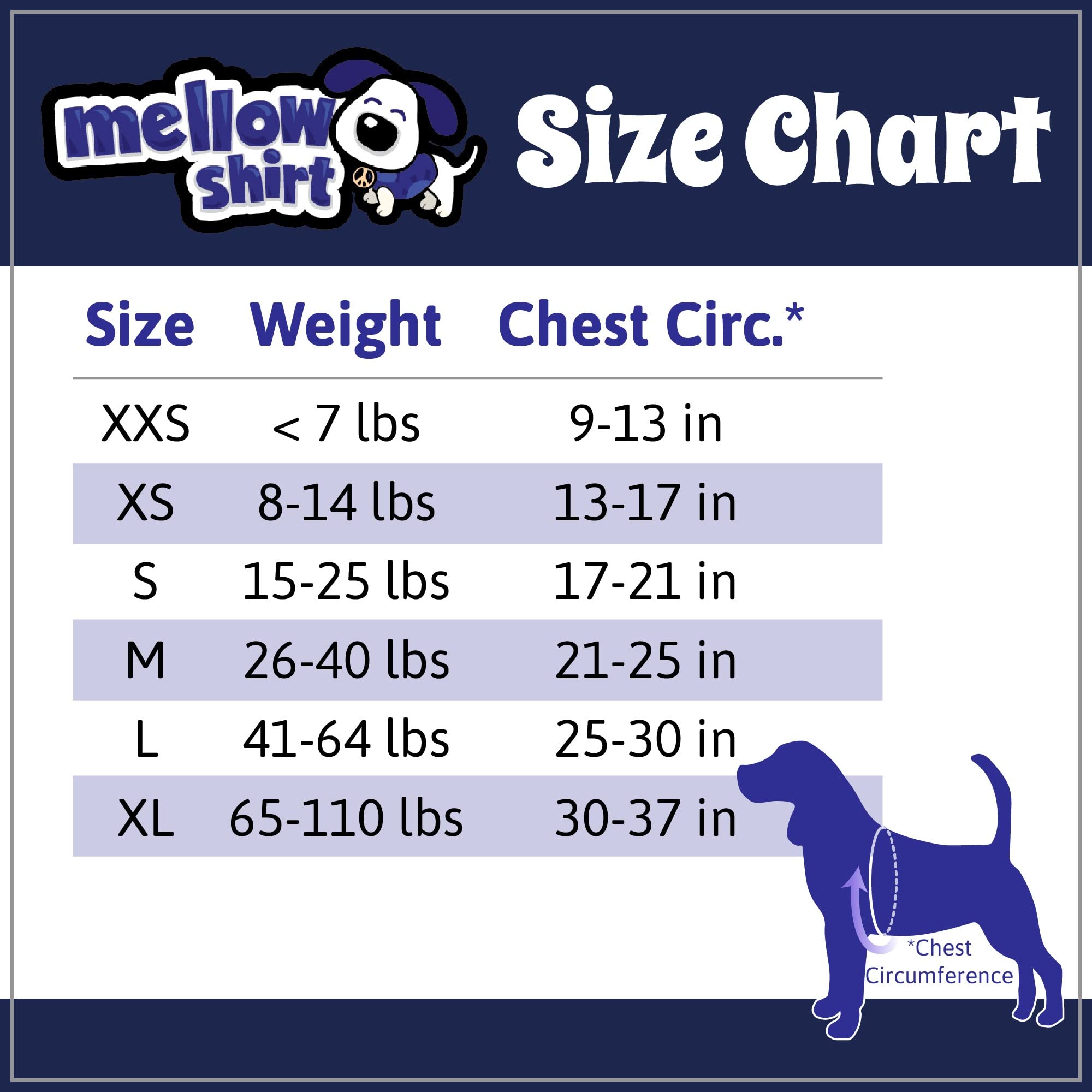 Mellow Shirt Dog Anxiety Calming Wrap, Small, Cypress