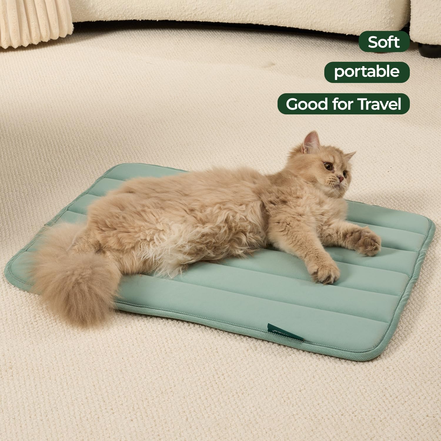 Balance Dog Crate Pad, Dog Foam Crate Mat Kennel Pad, Washable Water-Resistant Pet Bed Flat Dogs Cage Mat For Xx-Large Dogs