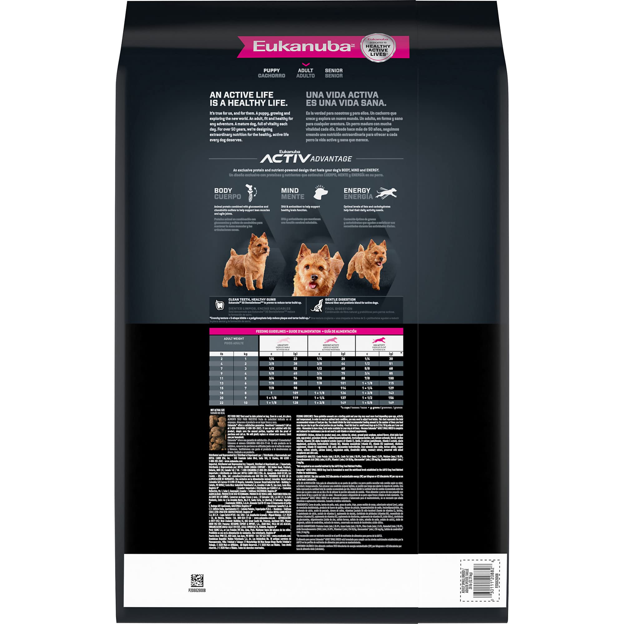 Eukanuba Adult Small Breed Dry Dog Food, 28 lb