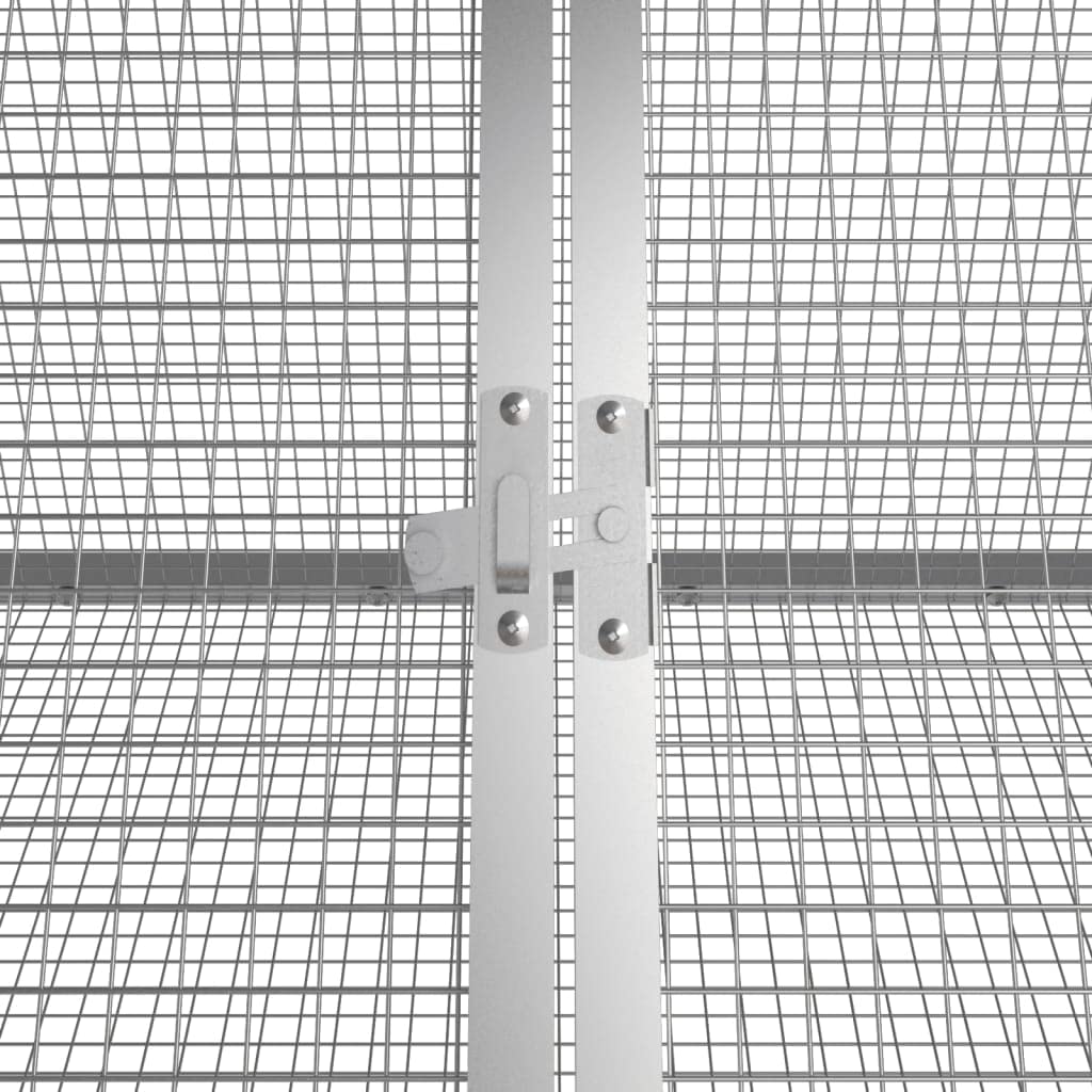 vidaXL Rabbit Cage, Rabbit Hutch House Garden Small Animal Cage, Rabbit Run for Outdoor Backyard Farm Use, Rabbits Habitat Cage,