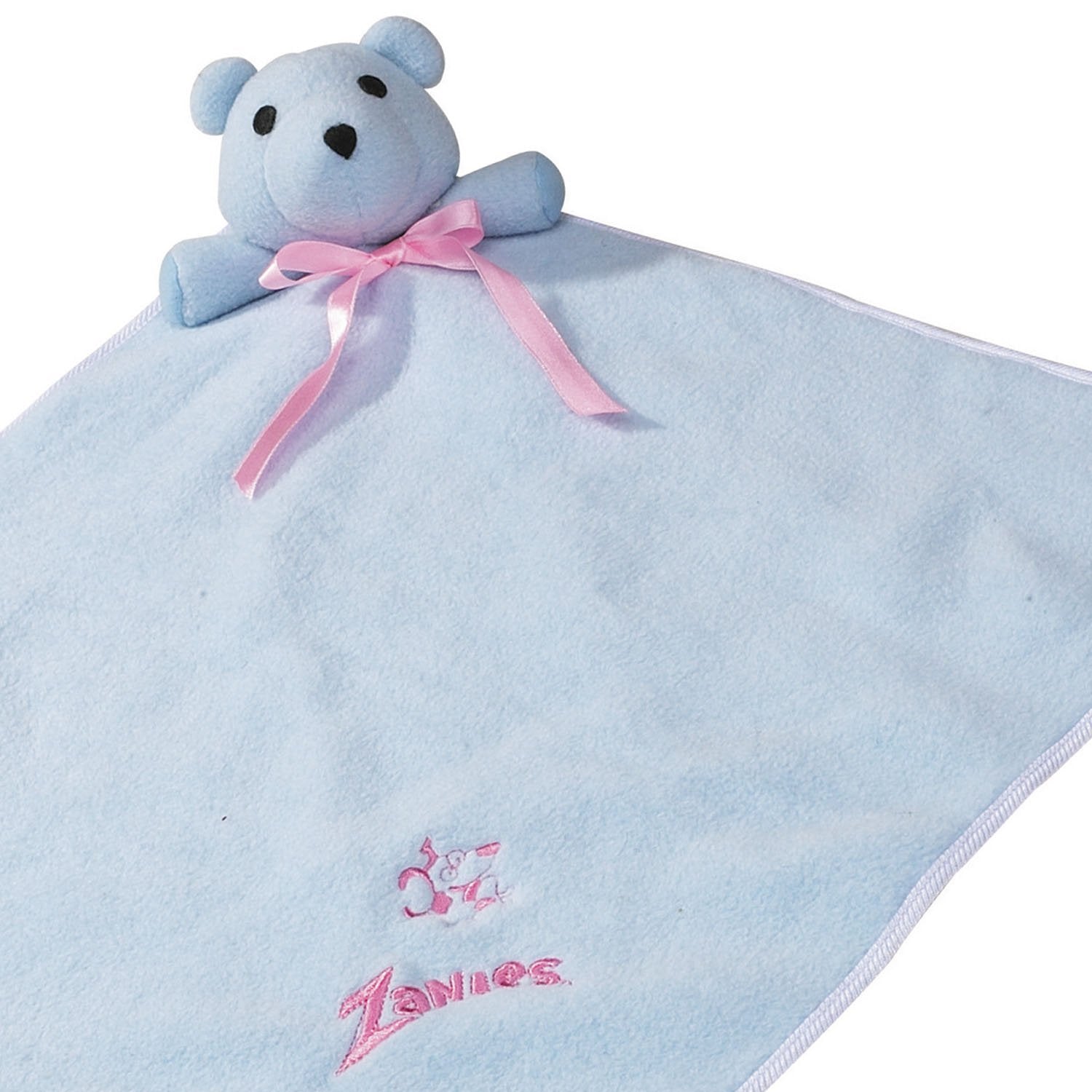 Zanies Snuggle Bear Blanket Dog Toys, Blue