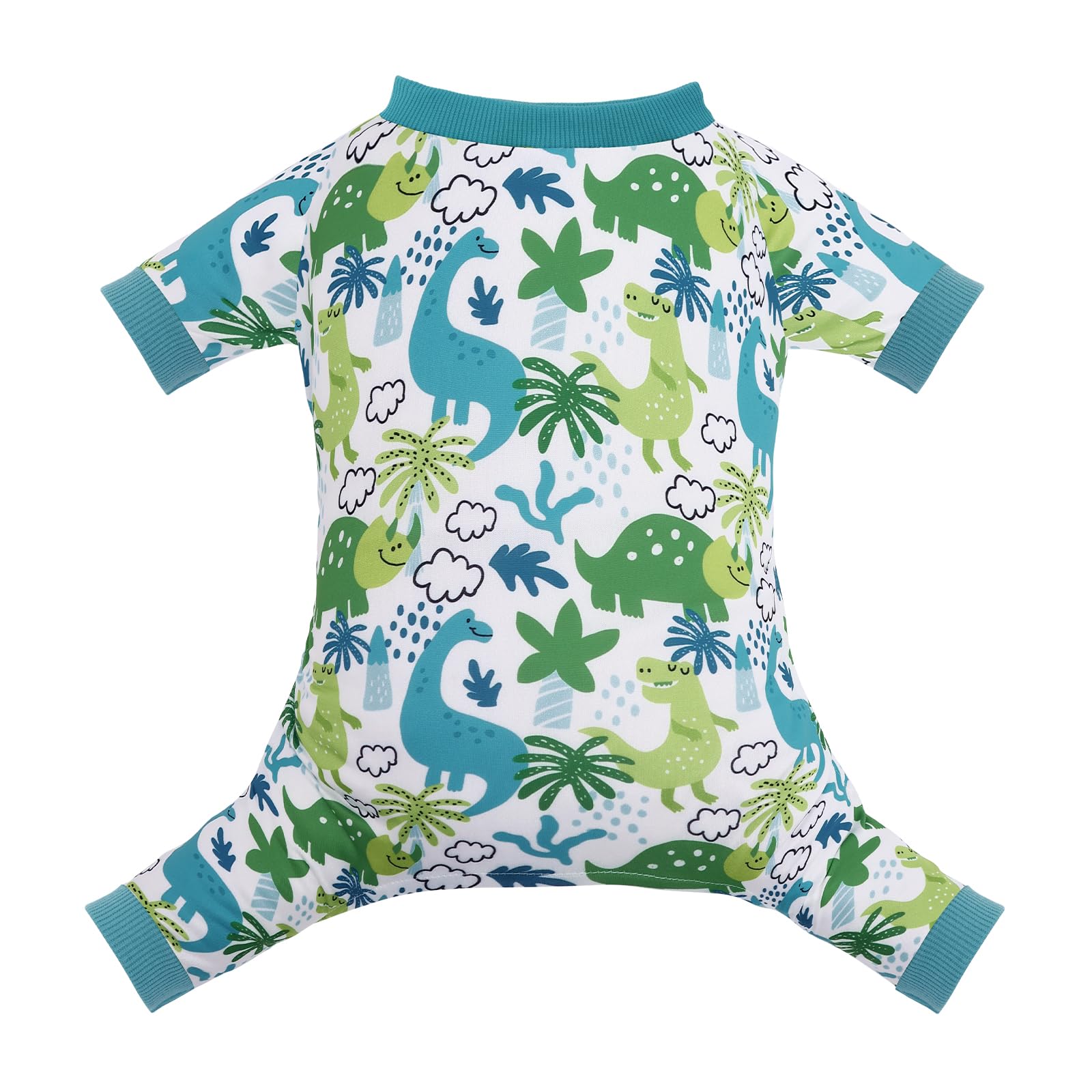 Cutebone Small Dog Pajamas Shirt Stretchy Summer Puppy Pjs Soft Cat Onesies Pet Clothes For Daily Wear Da27S