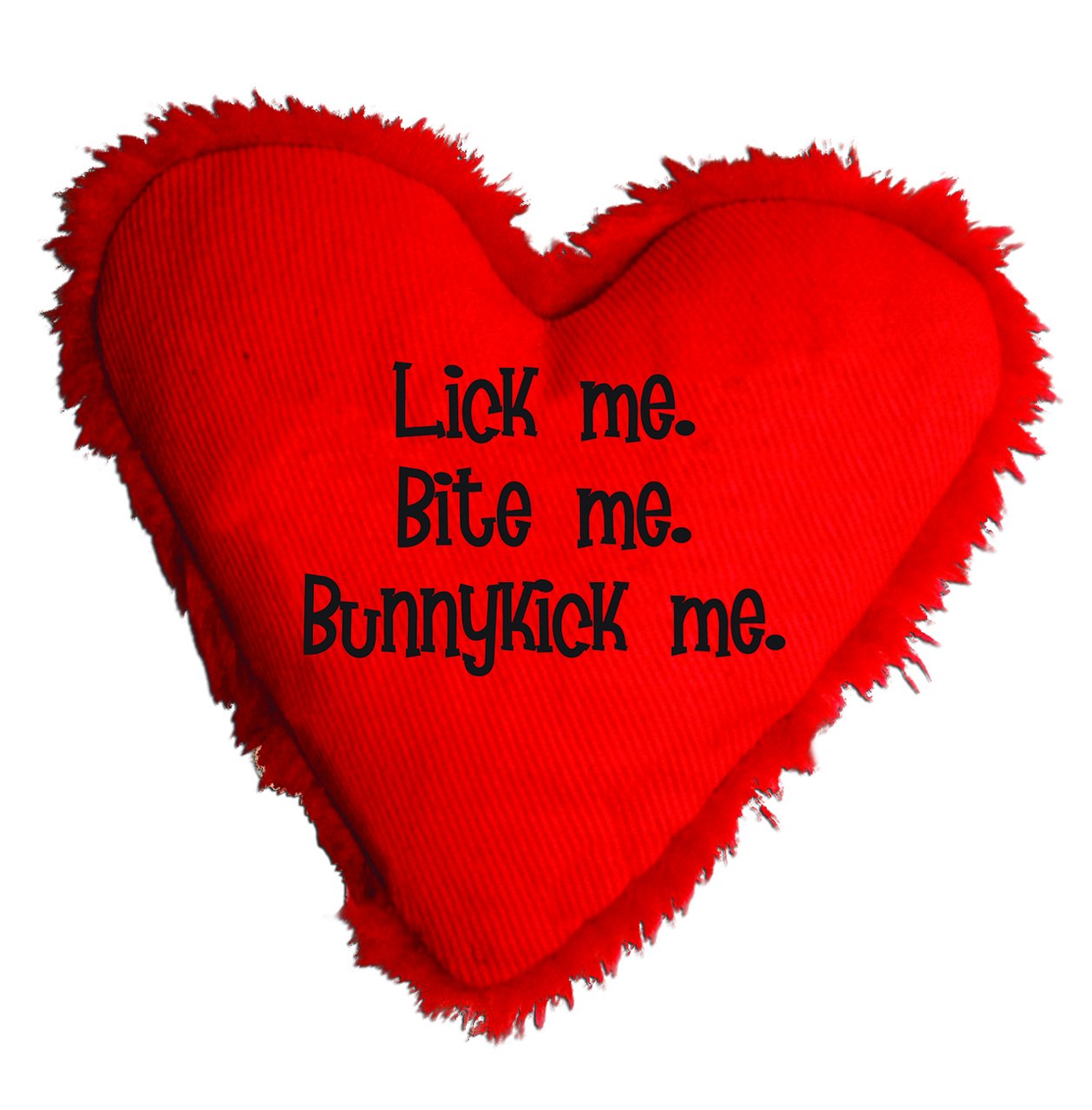 Yeowww! Heart Attack Pack: 3X 100% Organic Catnip Heart Cat Toys, Each With A Different Phrase