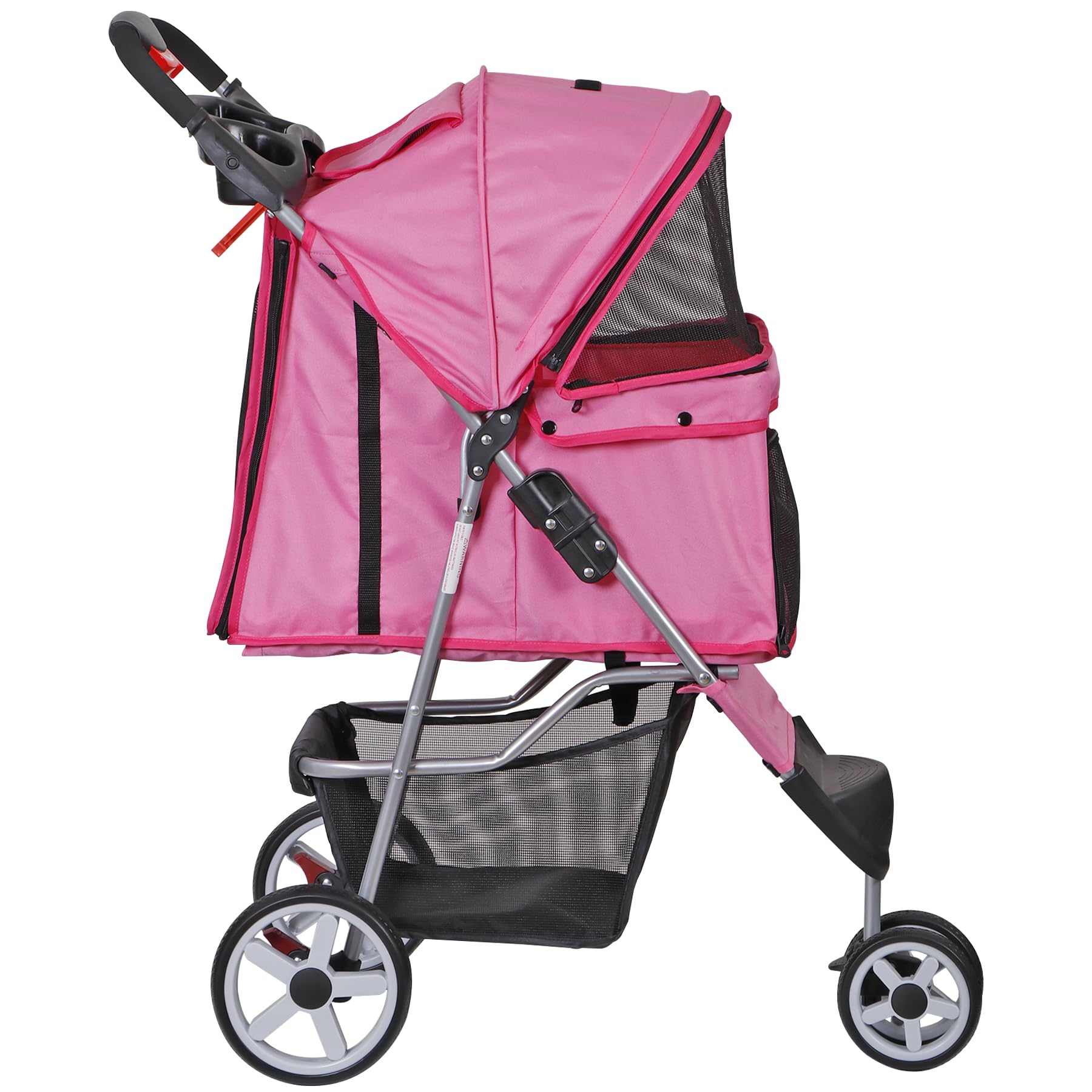 Epetlover 3 Wheels Dog Stroller Folding Pet Strolling Cart For Small Medium Cats Puppies Portable Jogger Travel Camping Puppy Ca