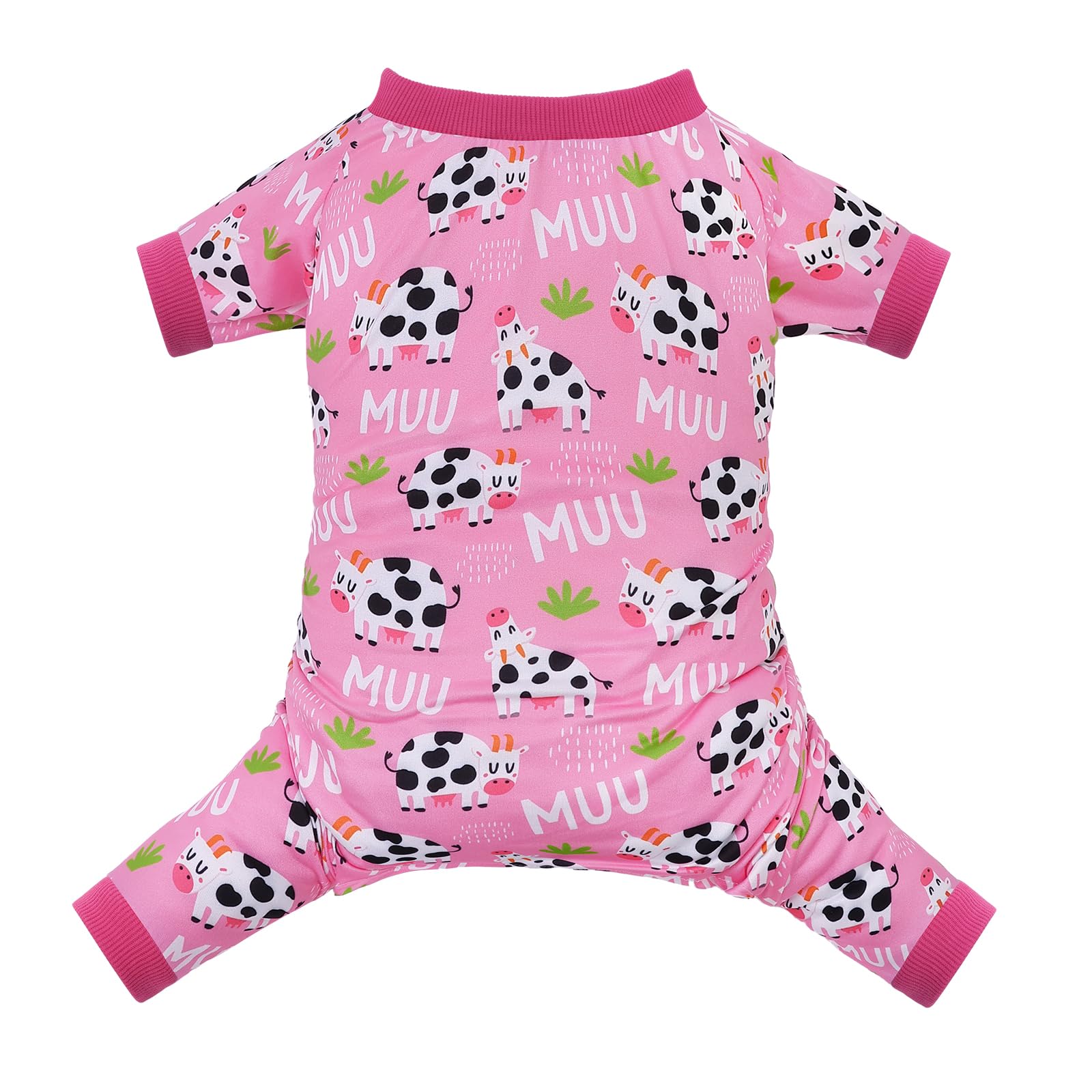 Cutebone Small Dog Pajamas Shirt Stretchy Summer Puppy Pjs Soft Cat Onesies Pet Clothes For Daily Wear Da31L