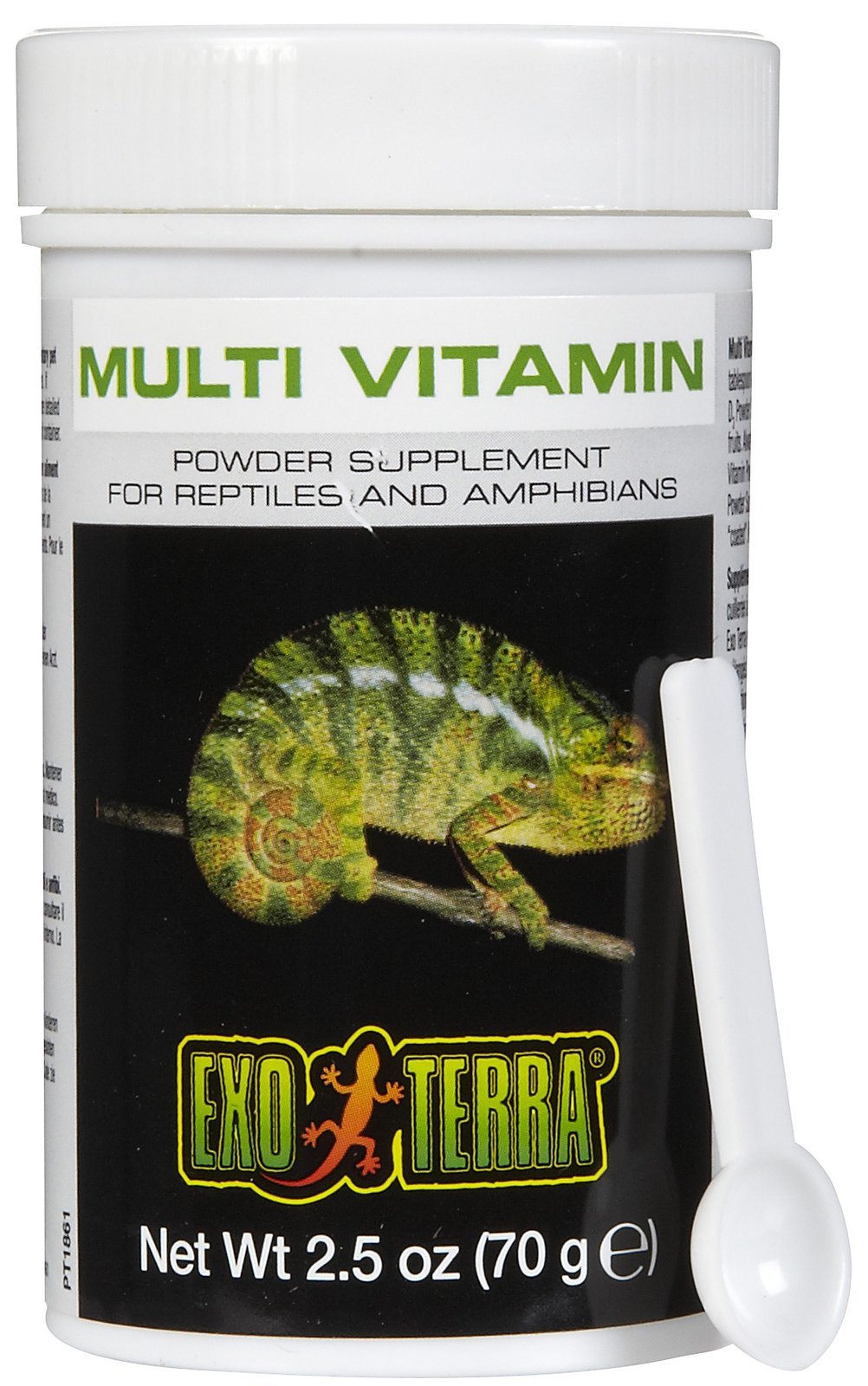 Exo Terra Multi Vitamin Powder Supplement for Reptiles and Amphibians, 2.5 Oz., PT 1861