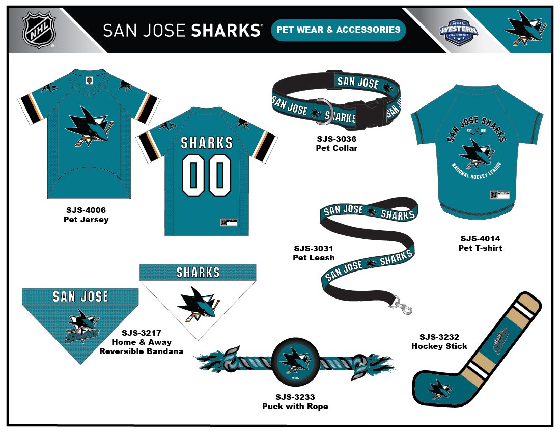 Pets First NHL SAN Jose Sharks Puck Toy for Dogs & Cats. Play Hockey with Your Pet with This Licensed Dog Tough Toy Reward!
