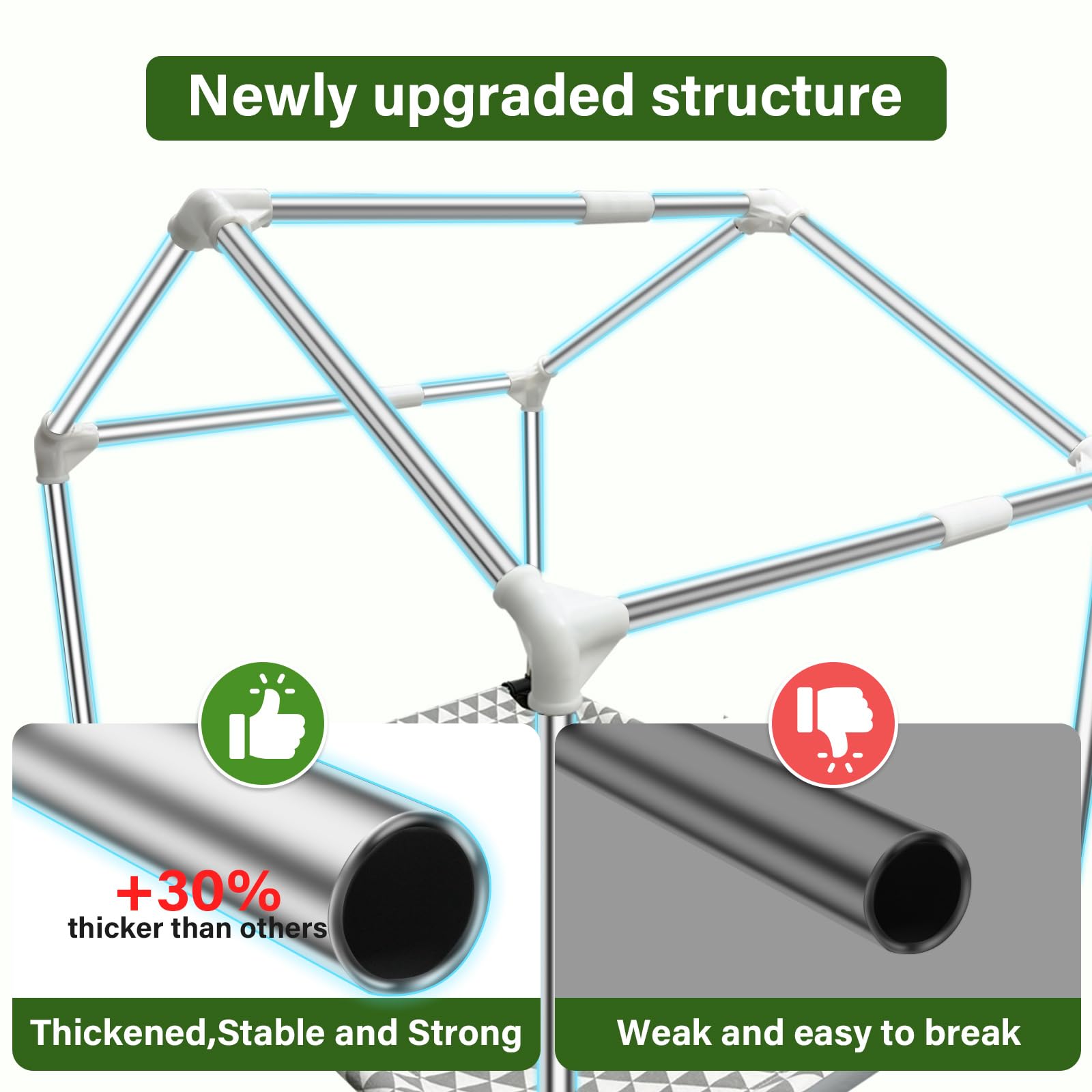 Outdoor Cat House,Indoor Cat Condos,Insulated Dog House,Cat Tent,For Cat&Dog (Upgraded Version) (Gray Triangle, S)