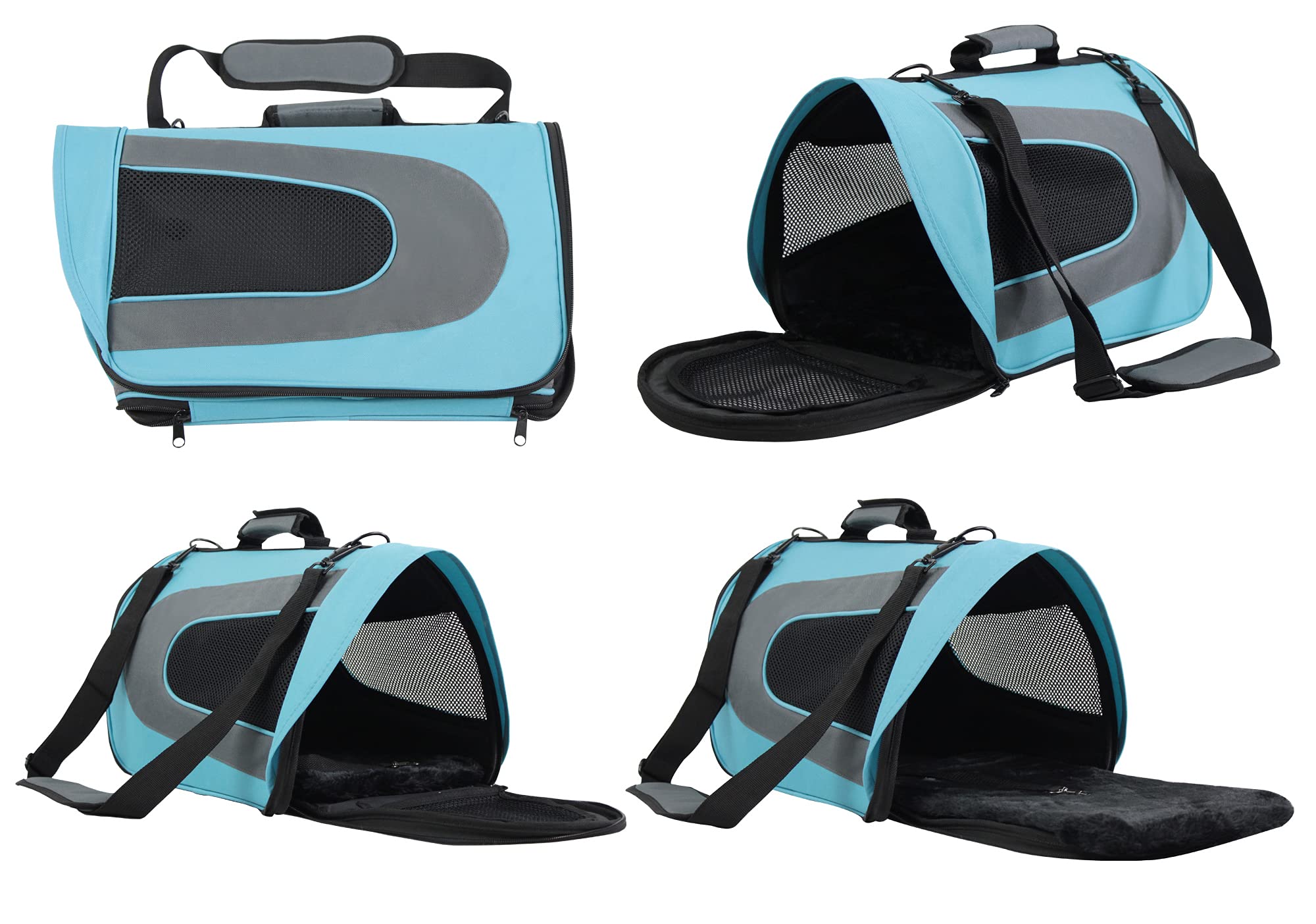 Elitefield Deluxe Soft Pet Carrier (3 Year Warranty, Airline Approved), Multiple Sizes And Colors Available (20'' L X 11'' W X 1