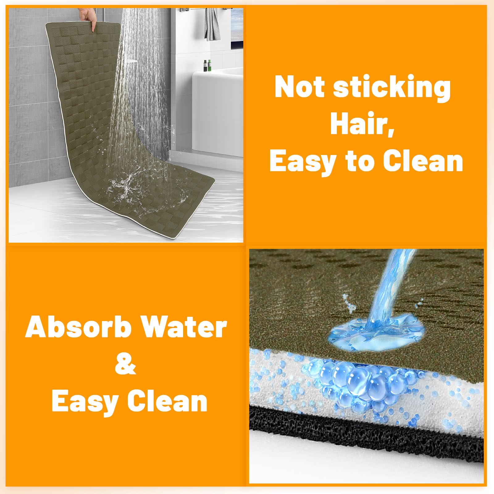 Manificent Non-Slip Pet Bed Mat For Back Seat Extender, Hair Resistant Dog Blanket For Hard Bottom Dog Car Seat Cover, Anti Slip