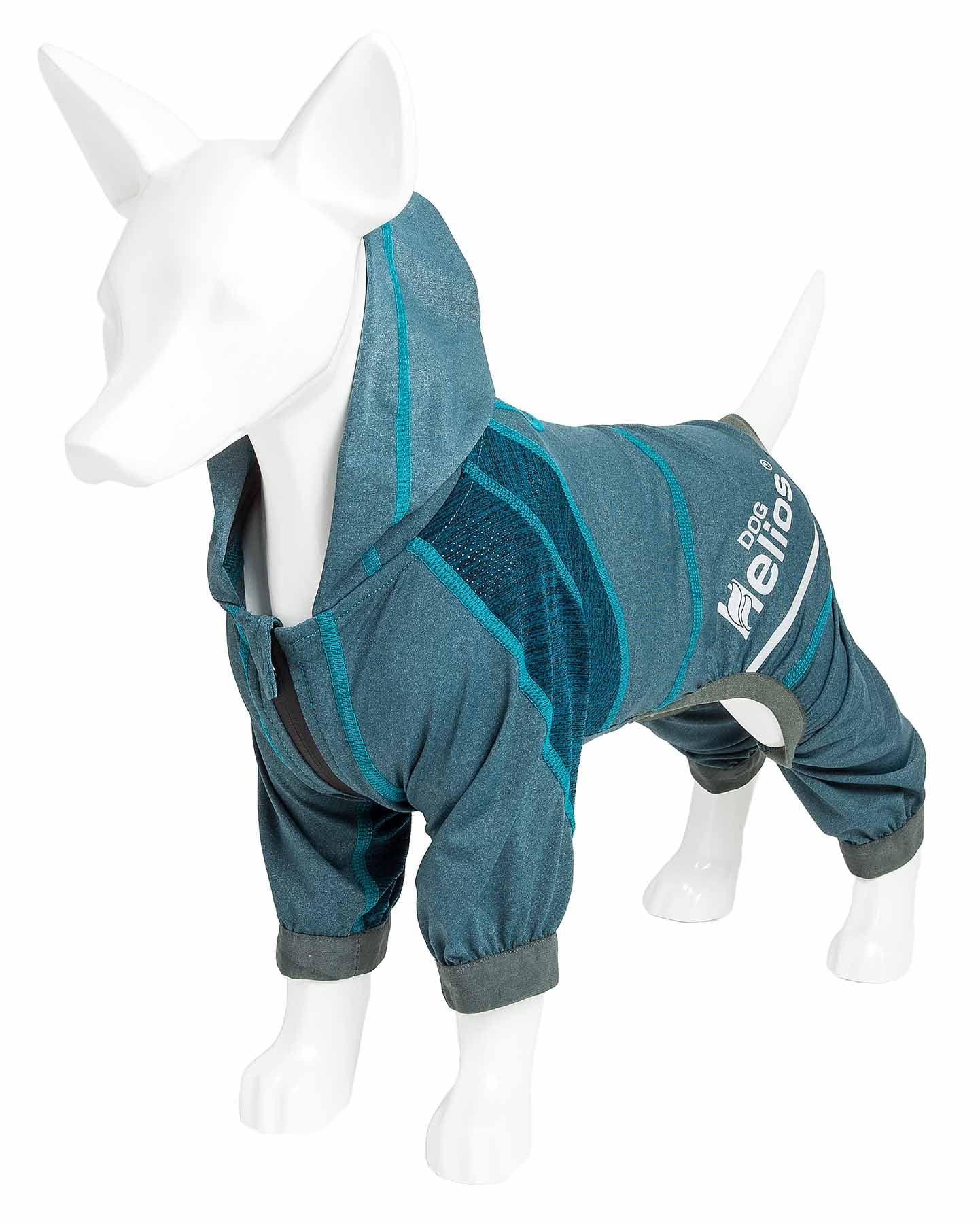 Dog Helios 'Namastail' Lightweight 4-Way Stretch Breathable Full Bodied Performance Yoga Dog Hoodie Tracksuit(D0102H70HHA.)