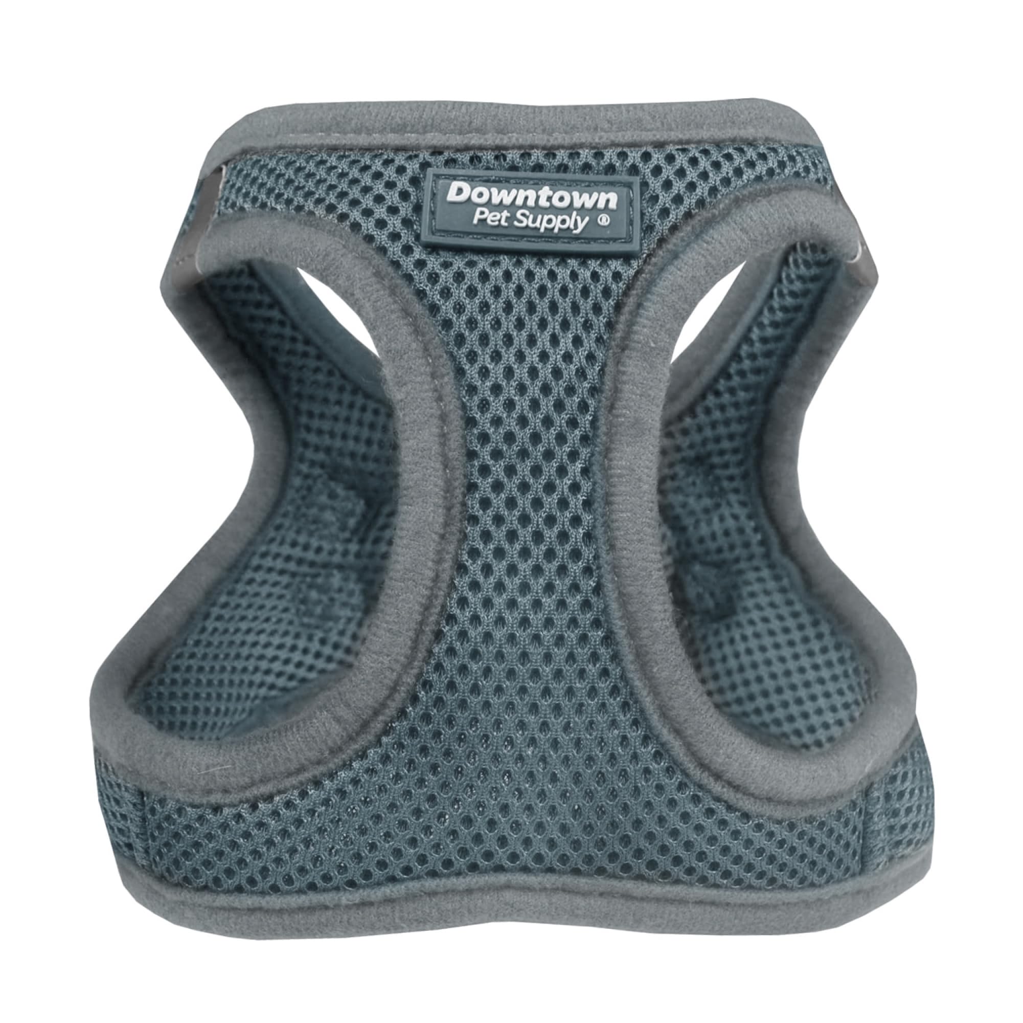 Downtown Pet Supply Step In Dog Harness For Small Dogs No Pull, Large, Titanium - Adjustable Harness With Padded Mesh Fabric And