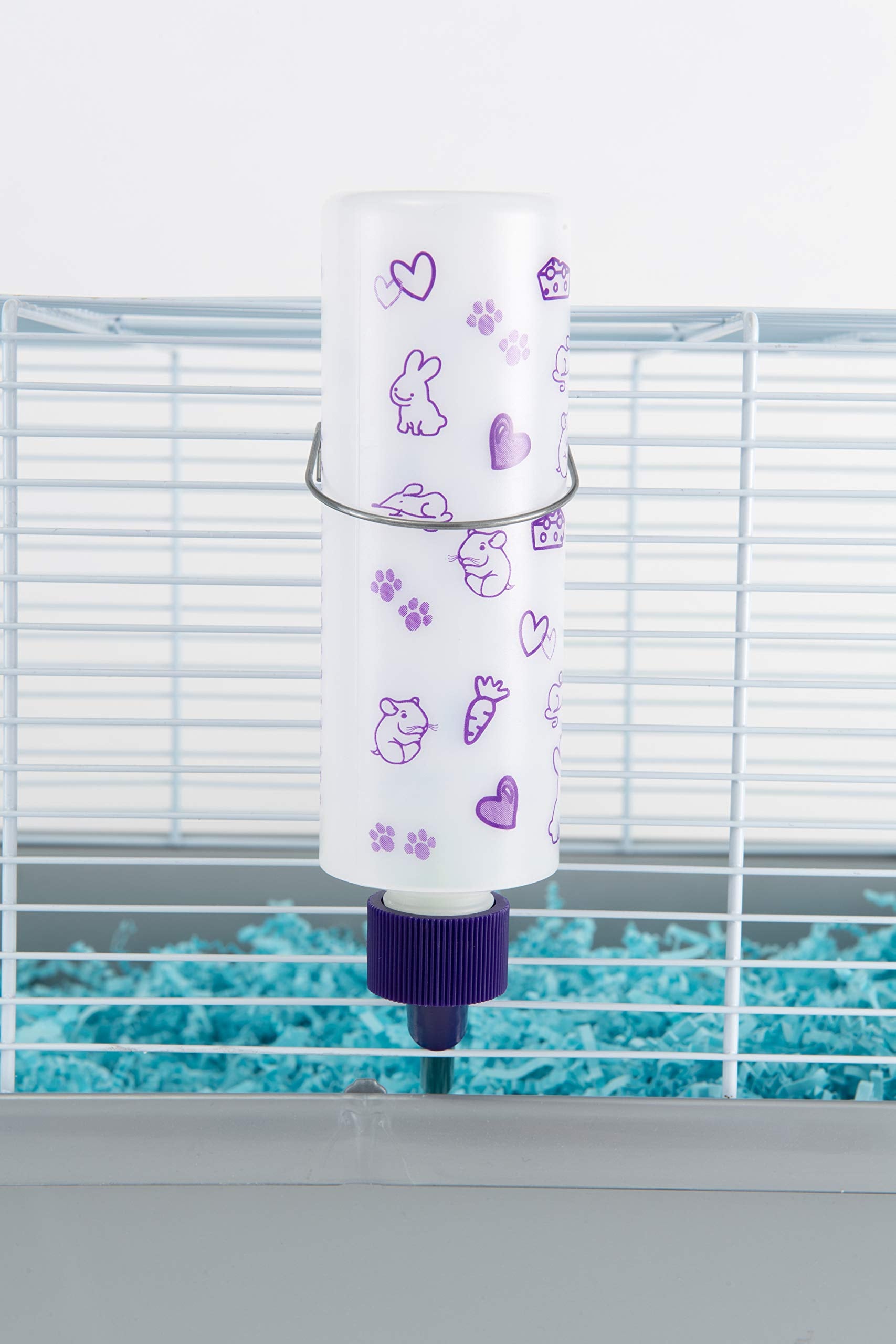 Lixit Weather Resistant Cage Water Bottles for Rabbits, Ferrets, Guinea Pigs Hamsters and Other Small Animals. (8-Ounce)