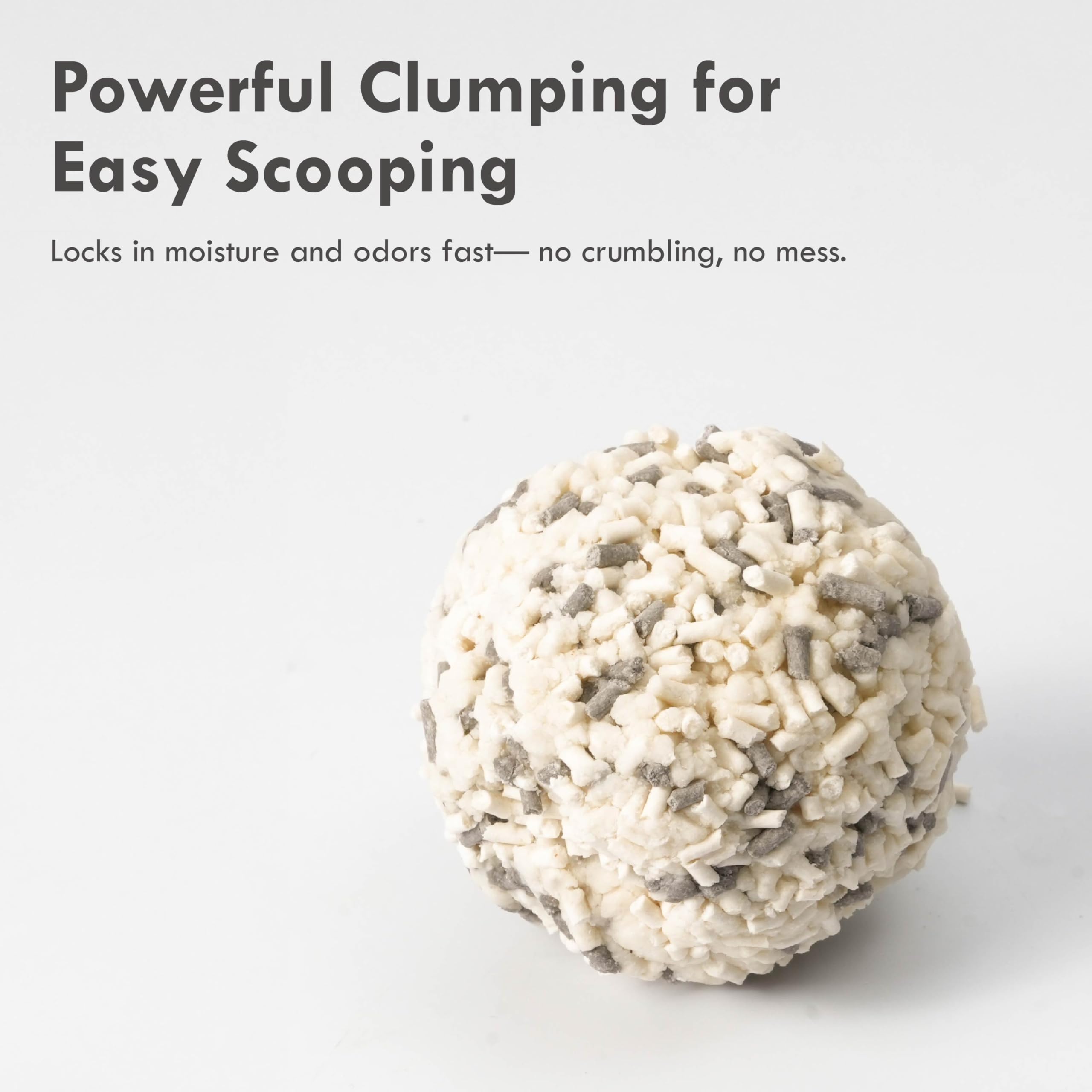 Lady N Pellet Tofu Cat Litter, Strong Clumping, Ultra Absorbent, Dust-Free, Low Tracking, Water-Soluble, Natural Ingredients, En