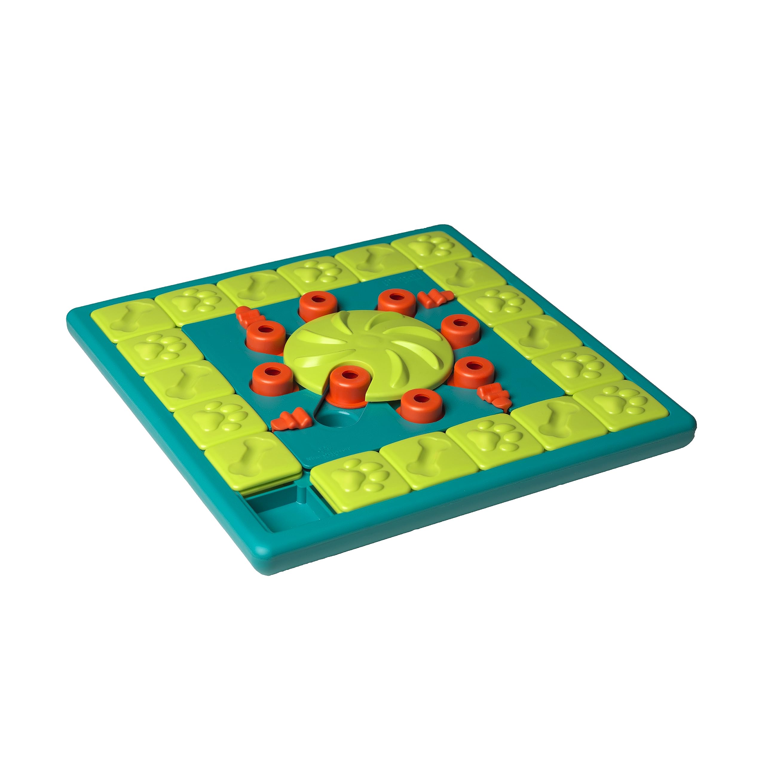 Outward Hound by Nina Ottosson Multipuzzle Level 4 Expert Dog Treat Puzzle for Enrichment, Blue