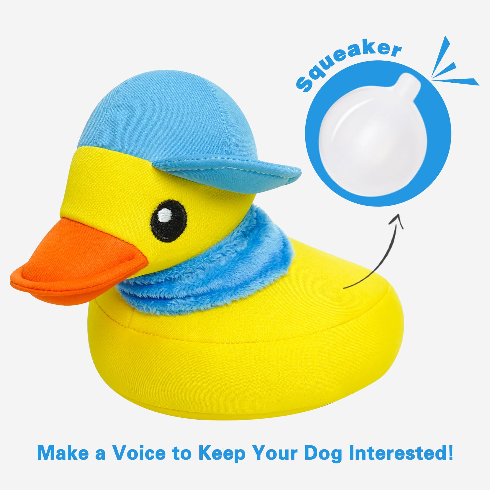 Lepawit Squeaky Dog Toys, Floating Dog Toys For Indoor Or Outward Play, Interactive Dog Gifts For Small And Medium Dogs - Yellow