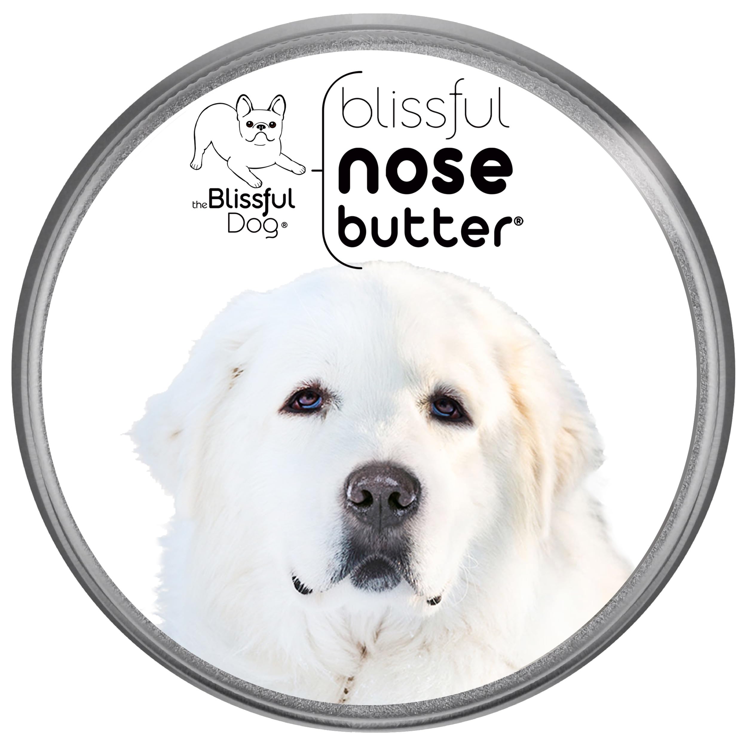 The Blissful Dog Great Pyrenees Unscented Nose Butter - Dog Nose Butter, 1 Ounce