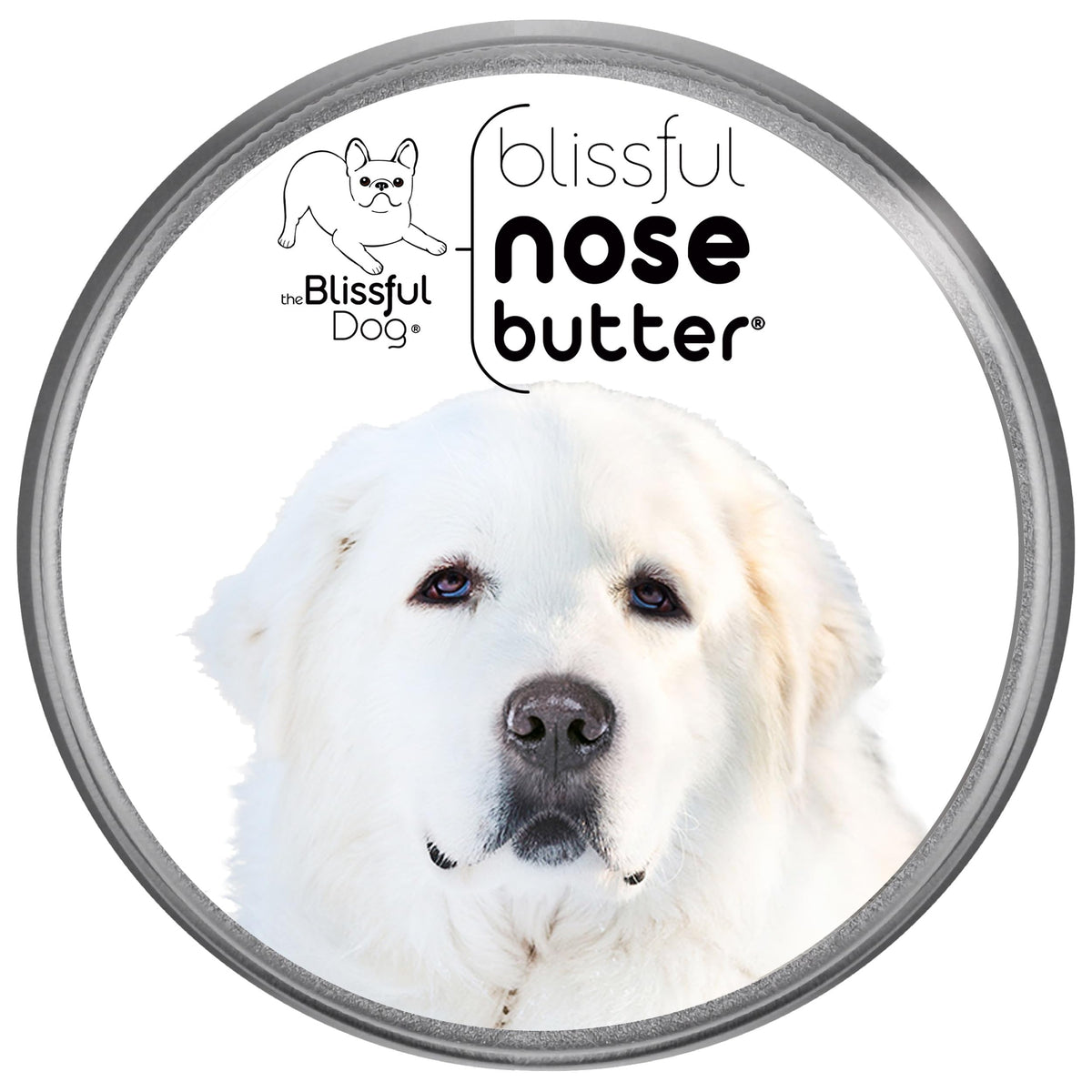 The Blissful Dog Great Pyrenees Unscented Nose Butter - Dog Nose Butter, 1 Ounce