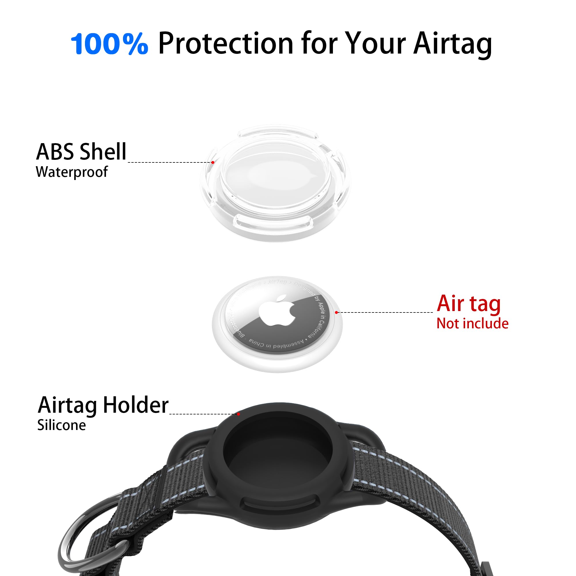 Dog Collar With Qr Code, Reflective Pet Collar, Soft Neoprene Padded & Safety Locking Buckle Adjustable Puppy Collar (Xs-With Ai